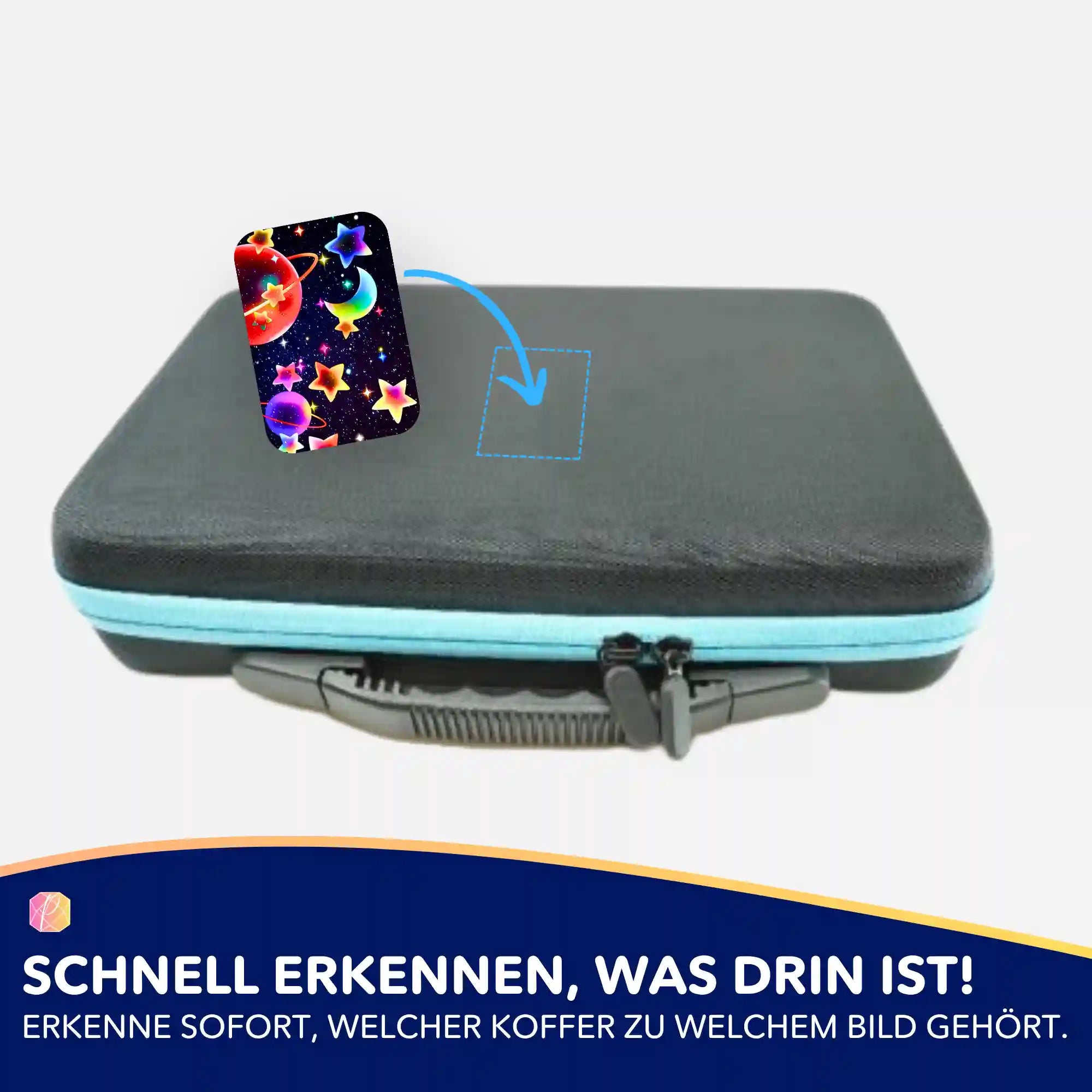 Aufkleber 5er-Set - Buntes Universum
