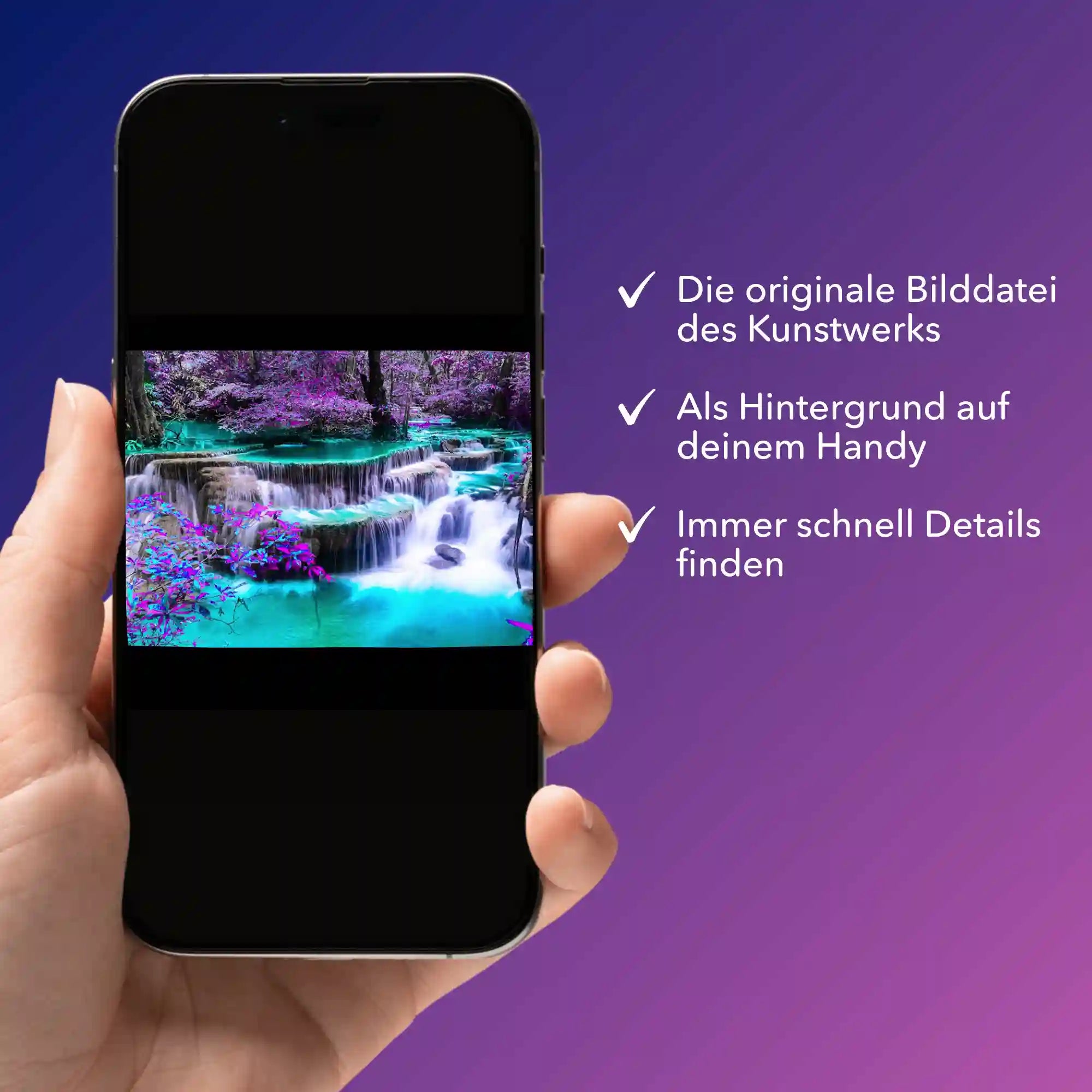 Digitale Bildmappe - Die Ruhe des Wasserfalles