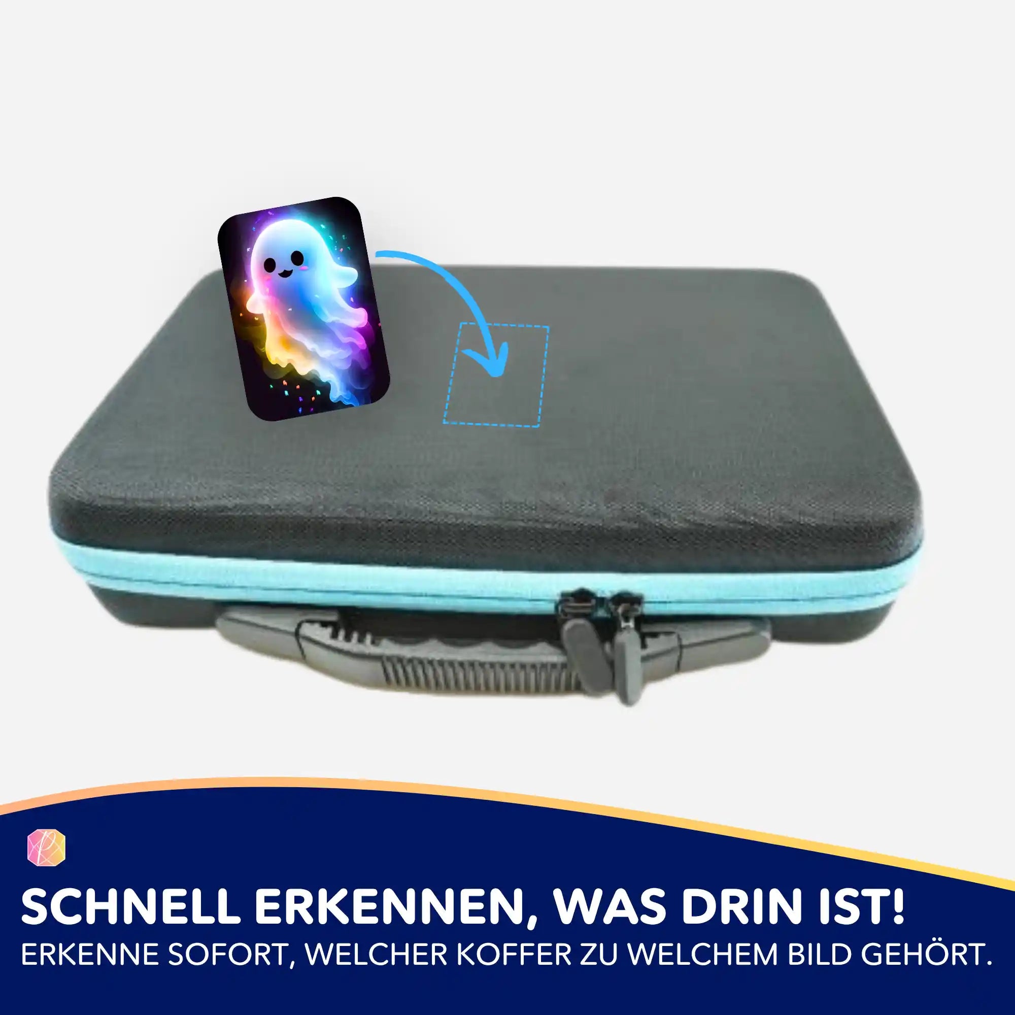 Aufkleber 5er-Set - Kleines Gespenst