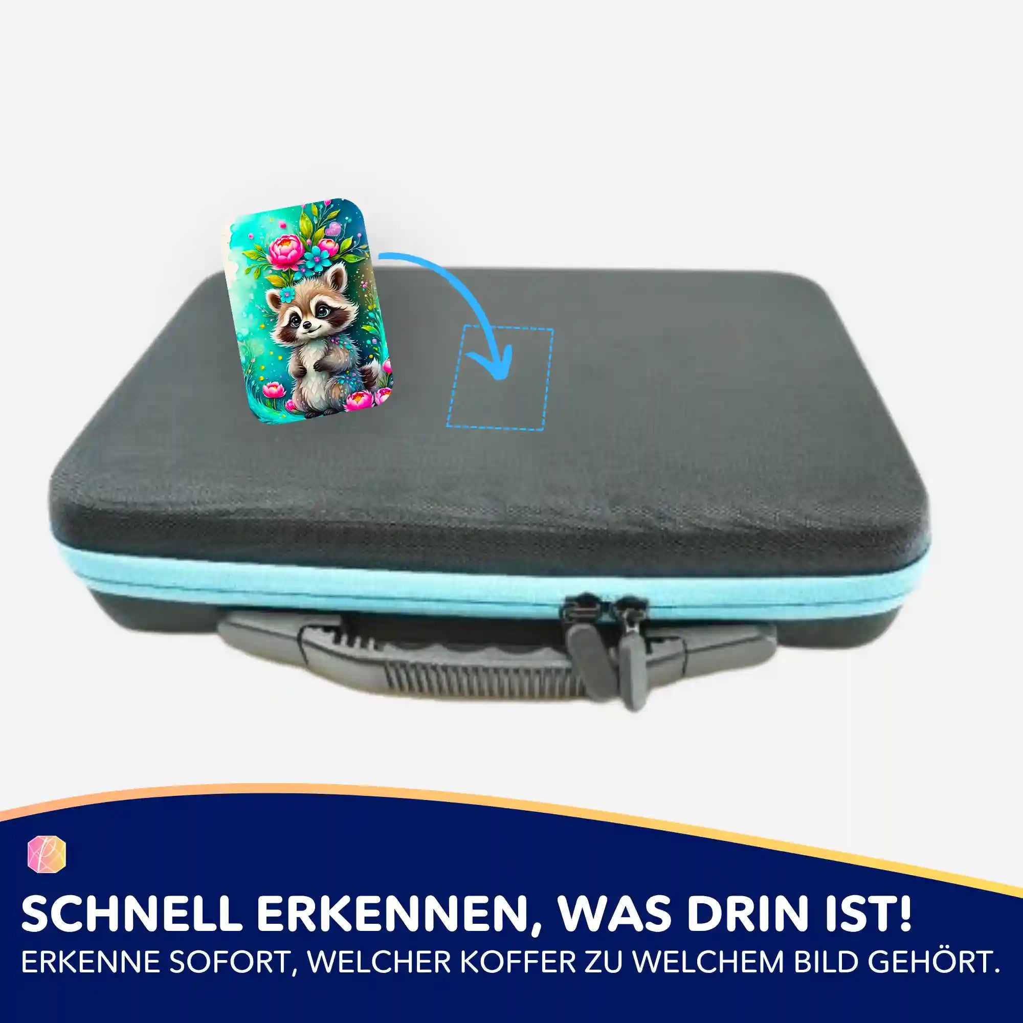 Aufkleber 5er-Set - Willi liebt Blumen "Limited Edition"