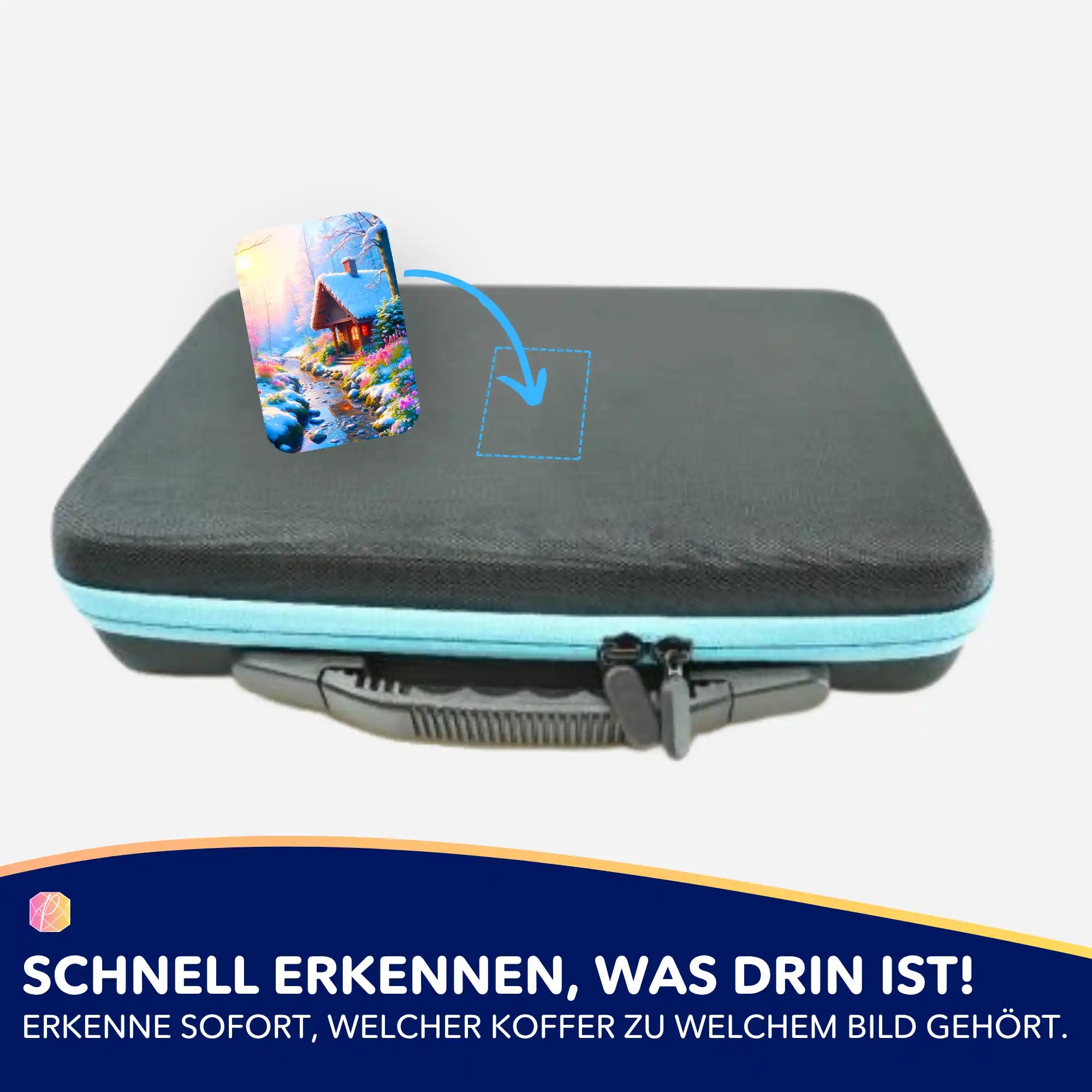 Aufkleber 5er-Set - Wintermorgen "Limited Edition"