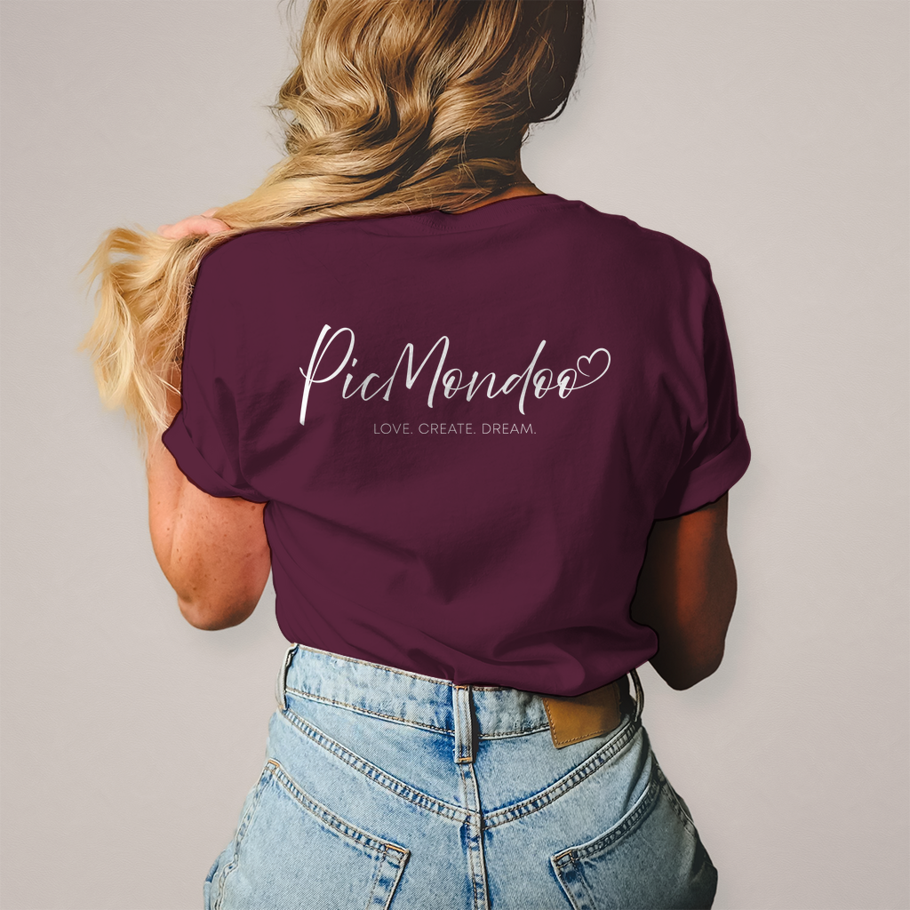 Damen T-Shirt picmondoo logo