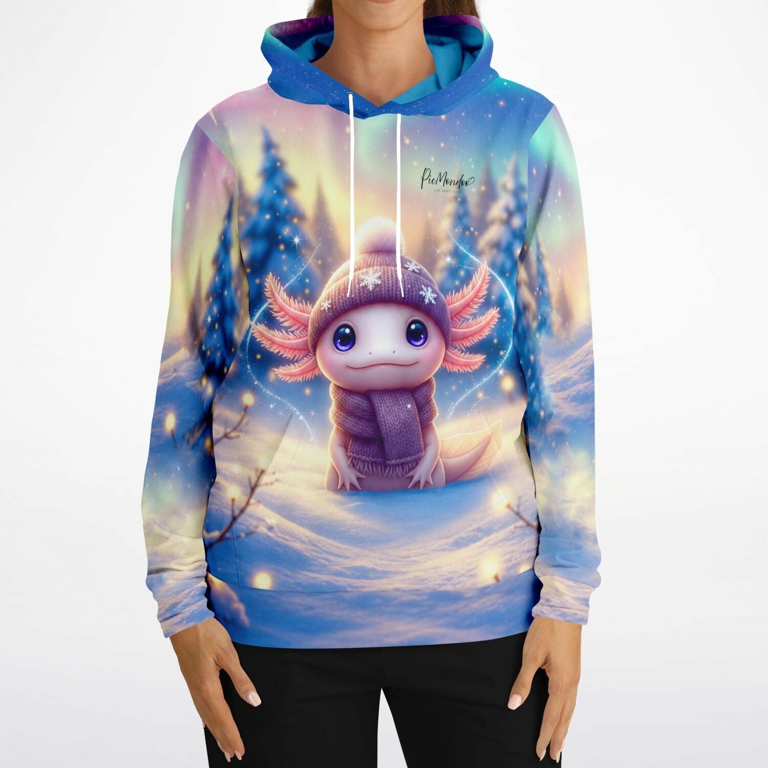 Dreamer Hoodie - Axolotl im Urlaub
