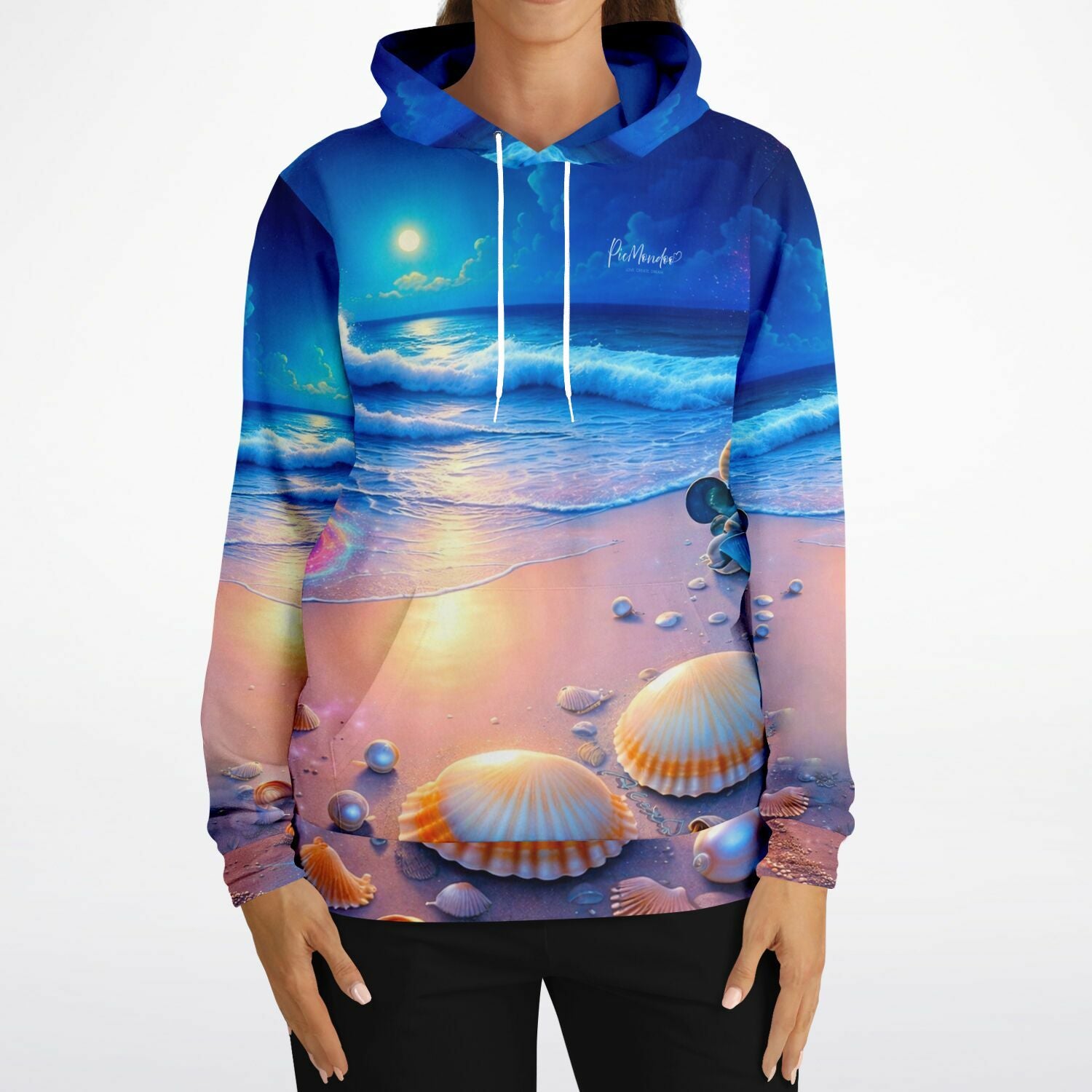 Dreamer Hoodie - Strand im Nachtglanz