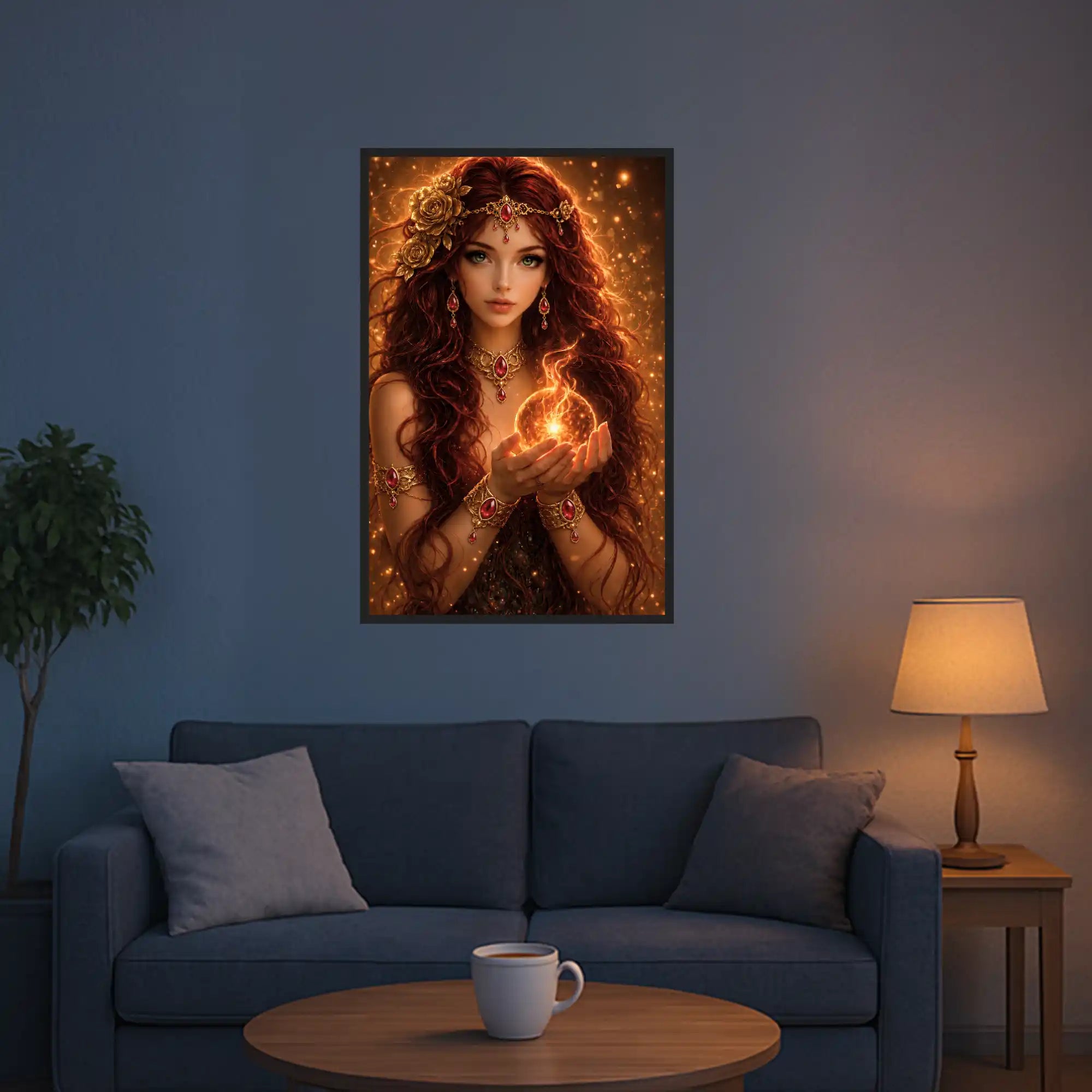 Diamond Painting 7 Tage Special - Göttin der Sonne