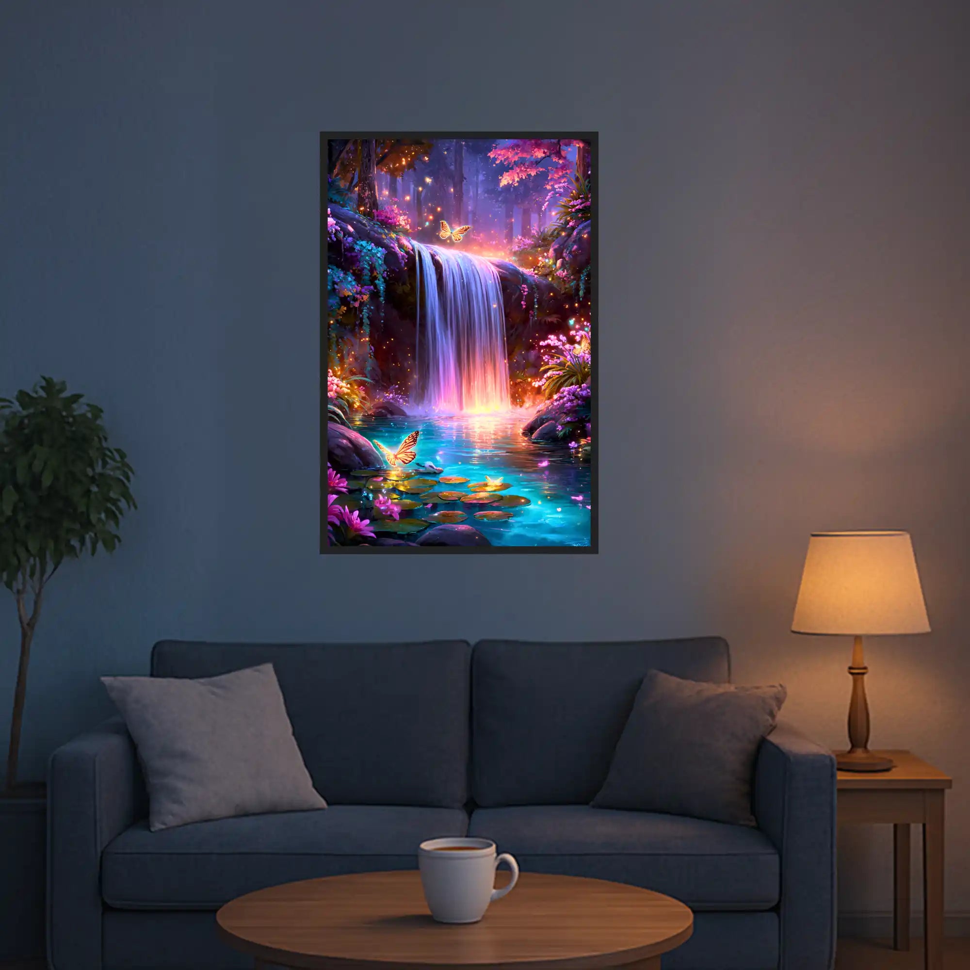 Diamond Painting - Hain der erwachten Farben