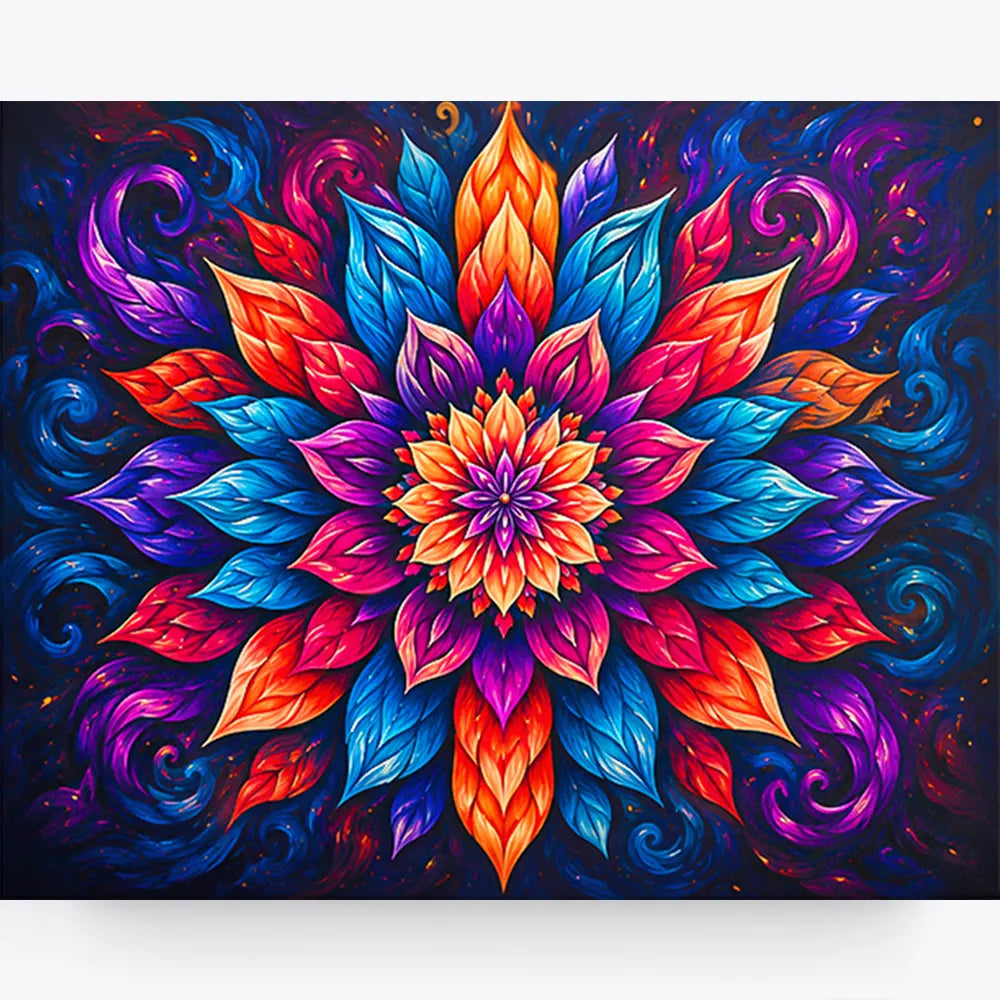 Malen nach Zahlen - Kaleidoskop der Farben