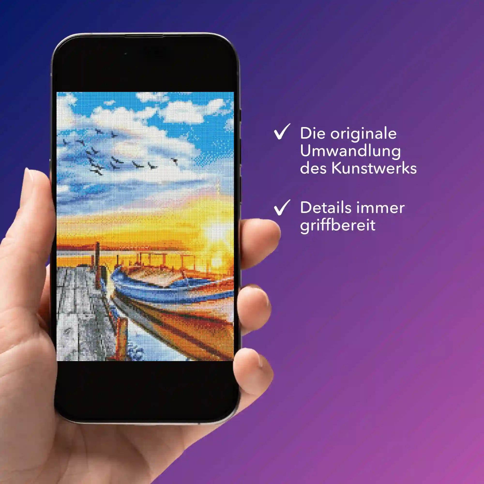 Digitale Bildmappe - Sonniger Abend am See