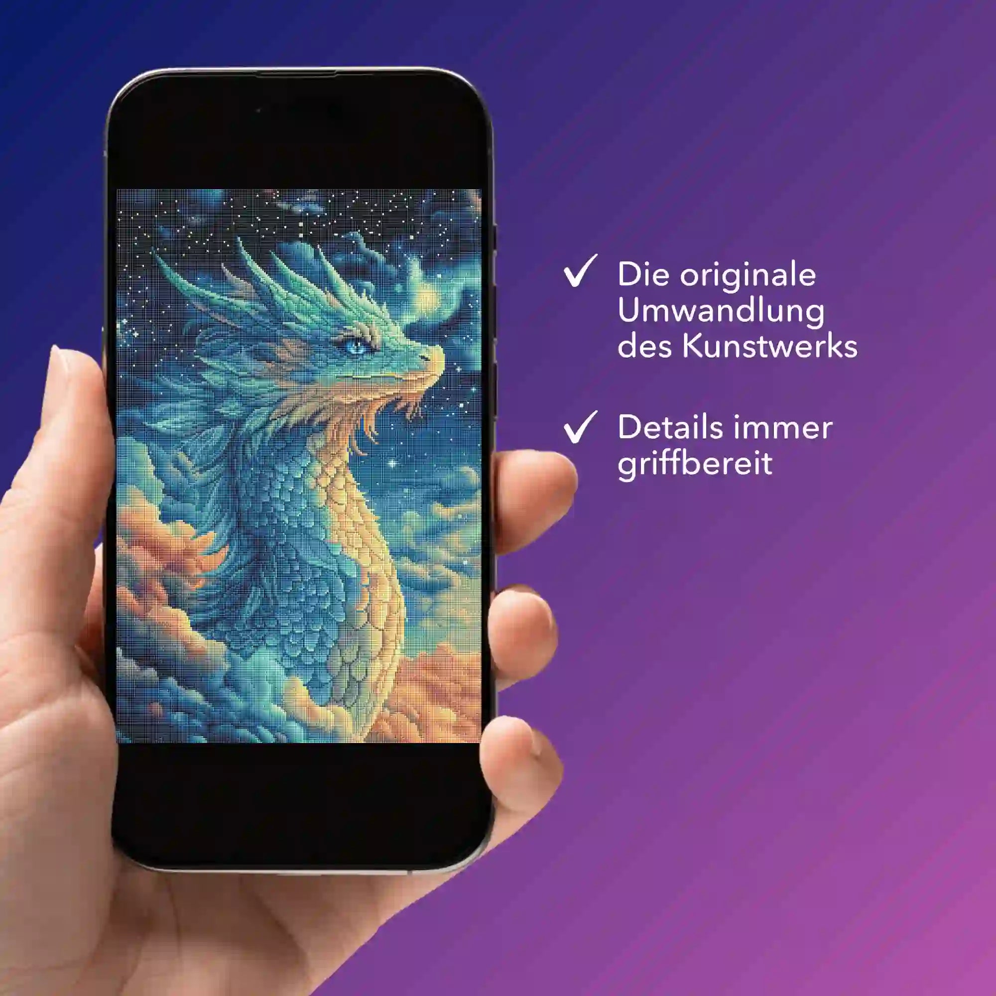 Digitale Bildmappe - Susen Pfifferling - Himmelsdrache Saphira