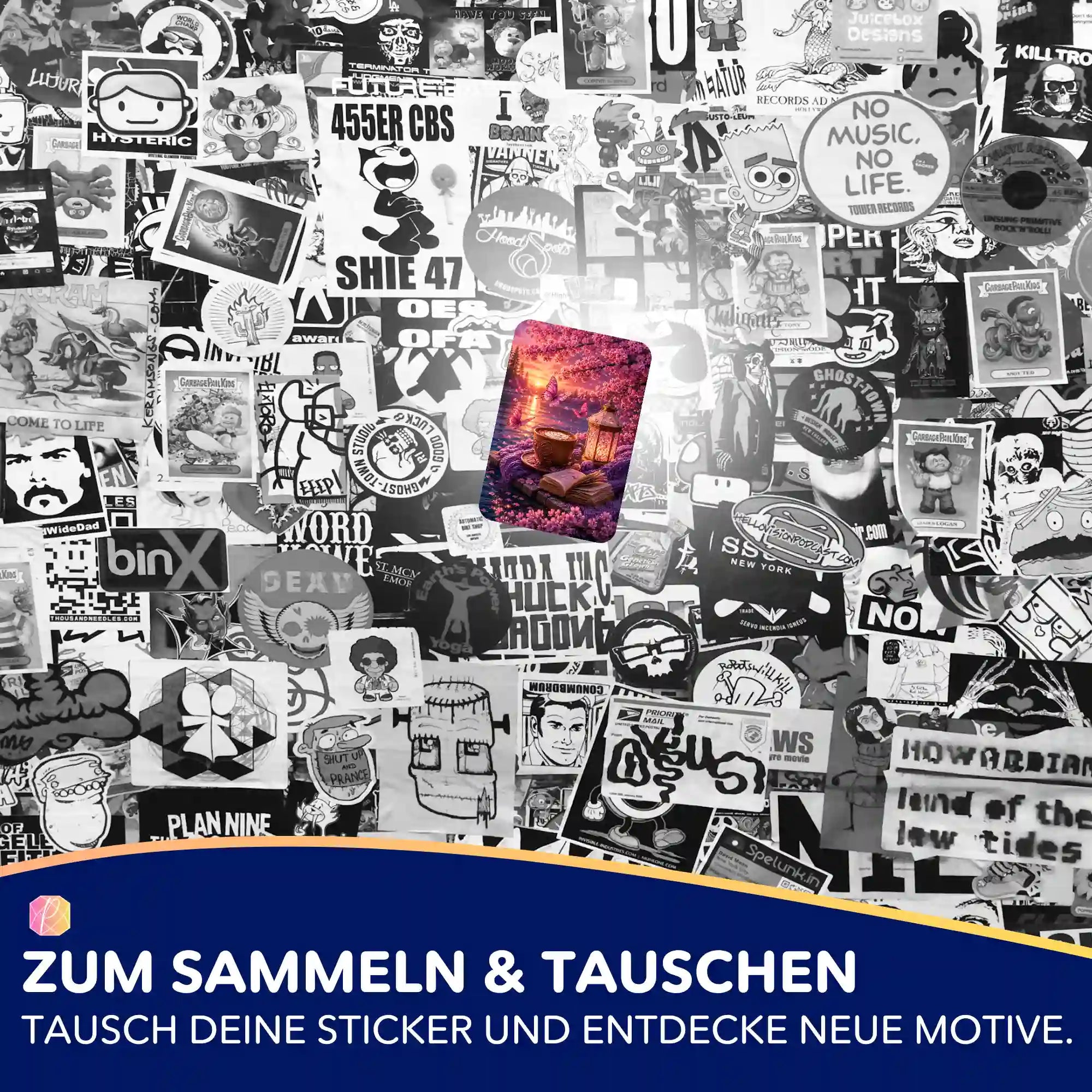 Aufkleber 5er-Set - Am Ende der Geschichte