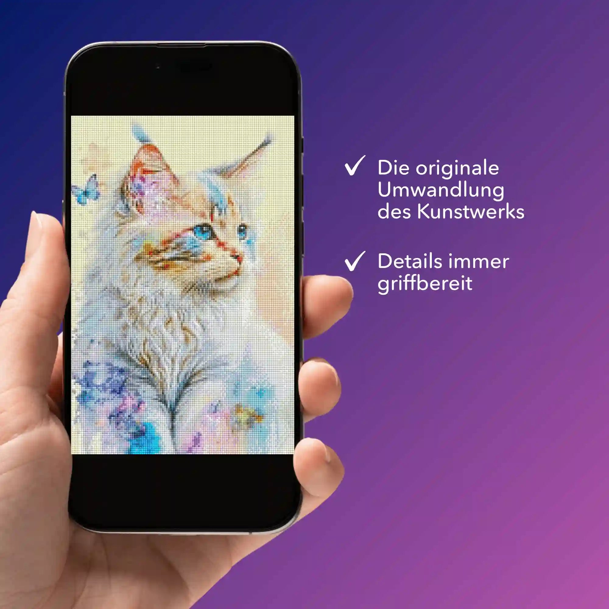 Digitale Bildmappe - Zartes Kätzchen