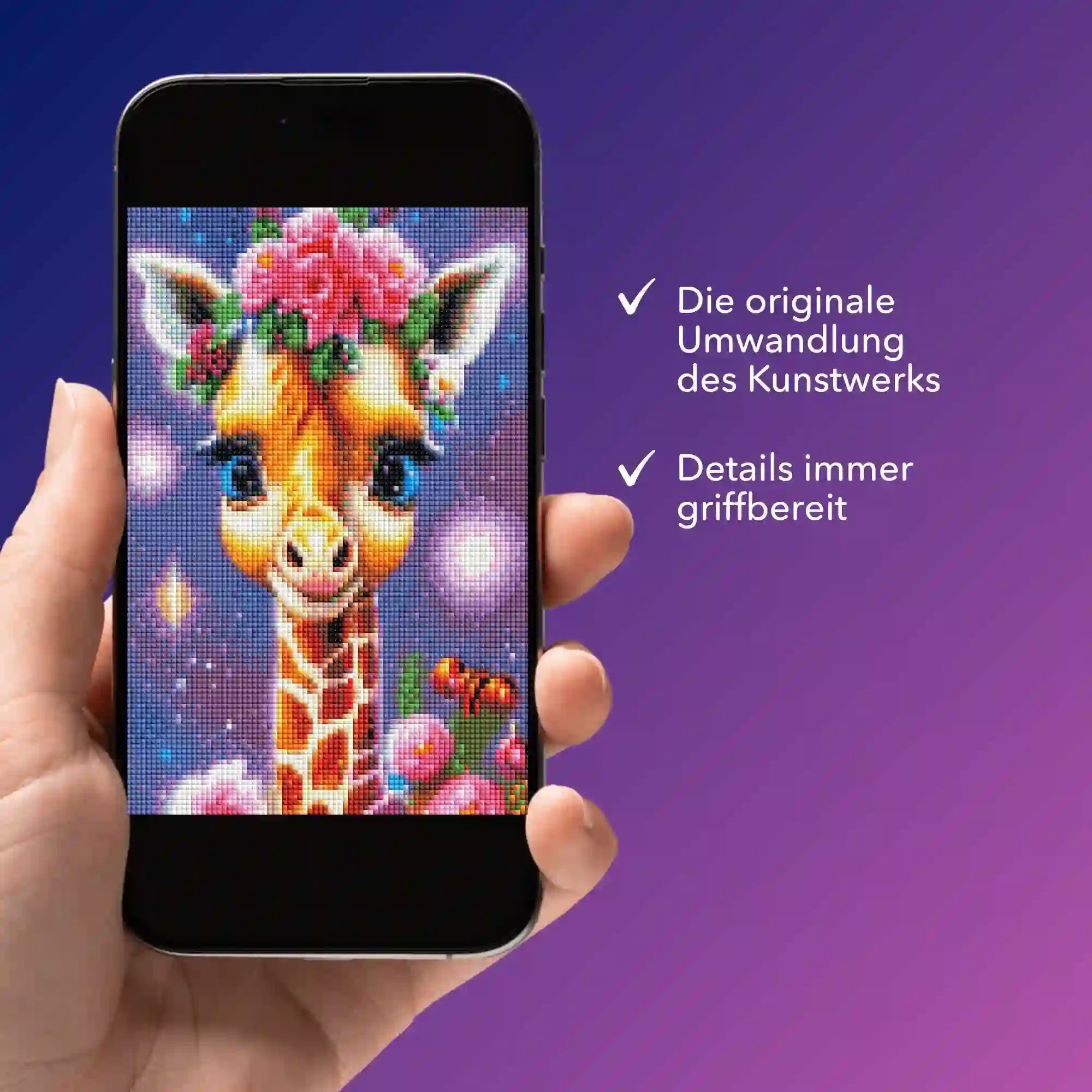 Digitale Bildmappe - Zauberhaftes Giraffenbaby