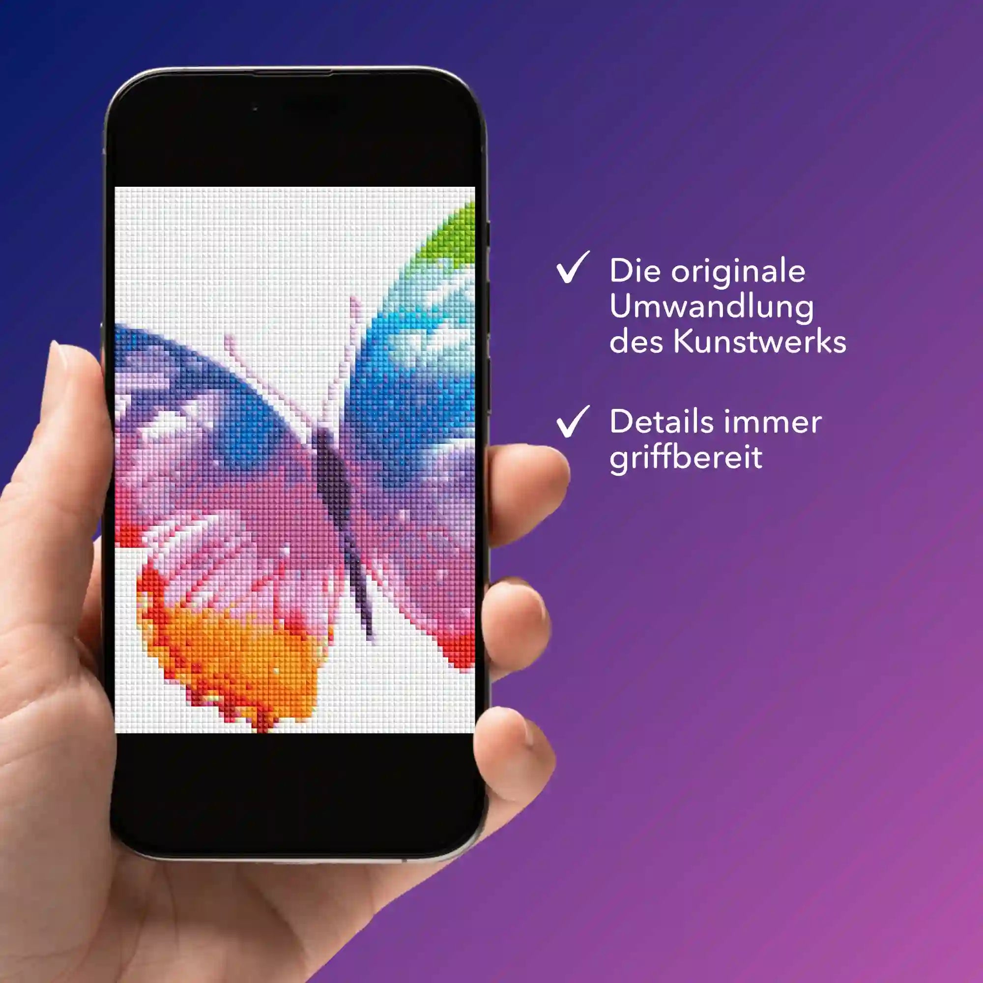 Digitale Bildmappe - Farbenfroher Schmetterling