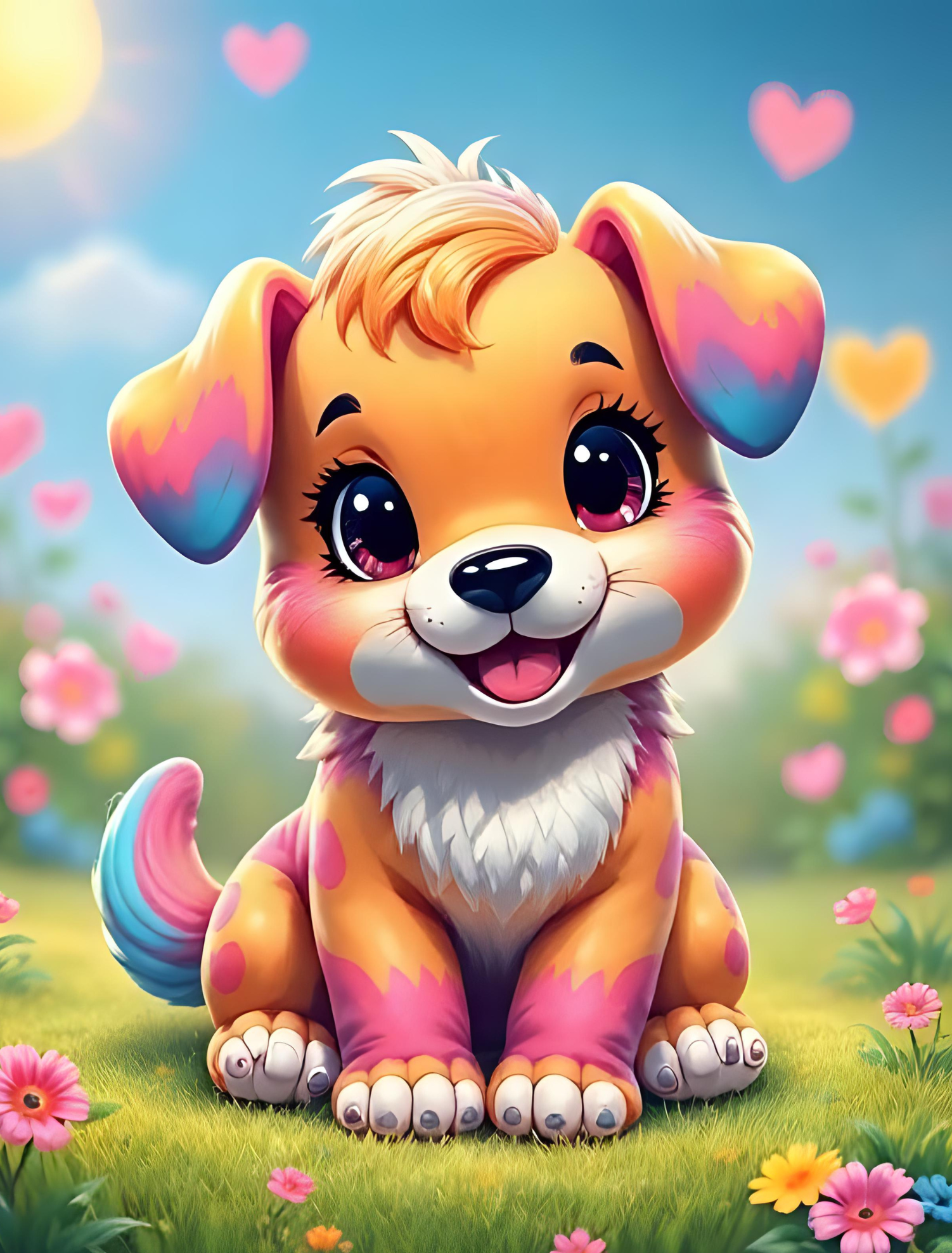 Diamond Painting Mini - Puschel