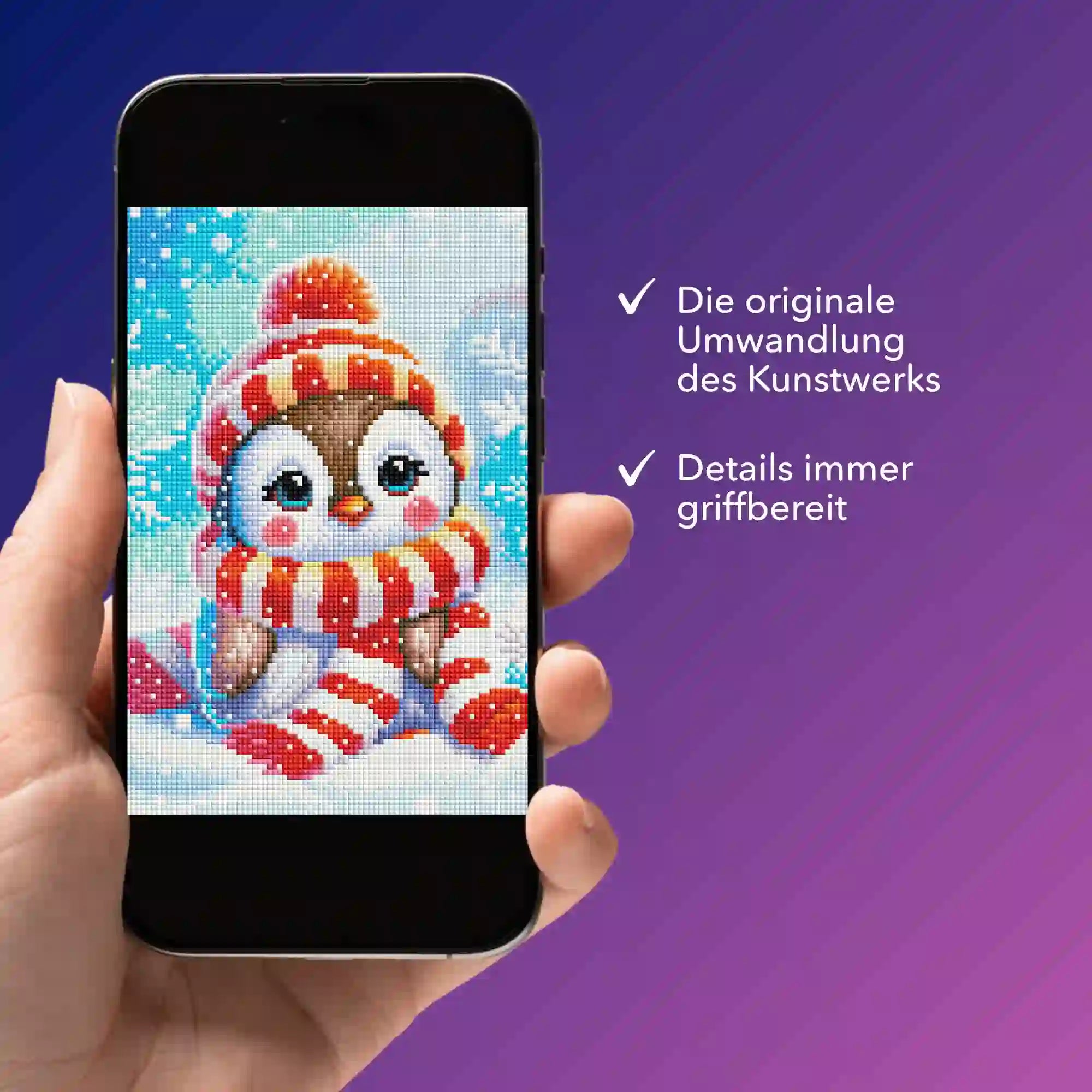 Digitale Bildmappe - Kleiner Pinguin Pixie