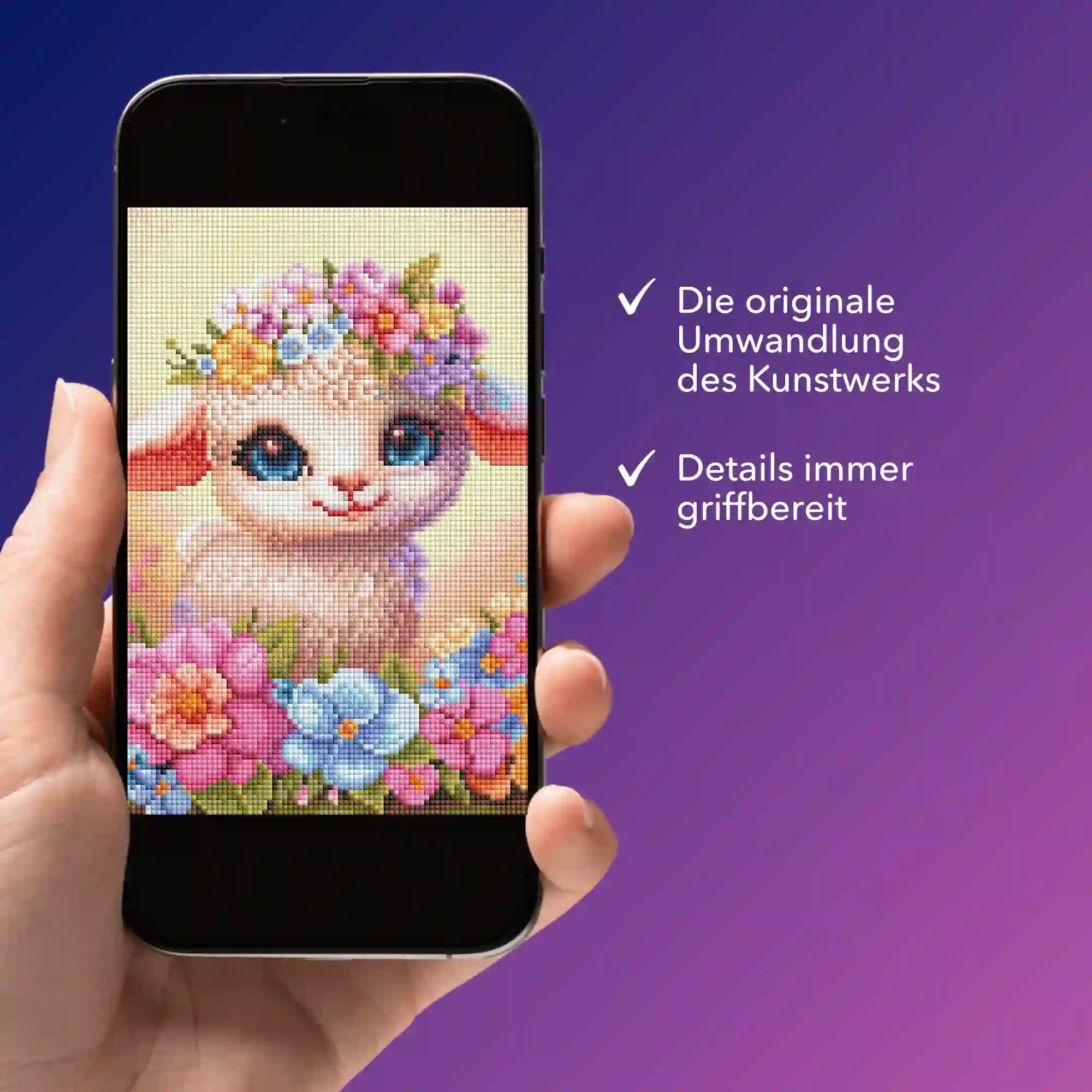 Digitale Bildmappe - Osterlämmchen Lupina