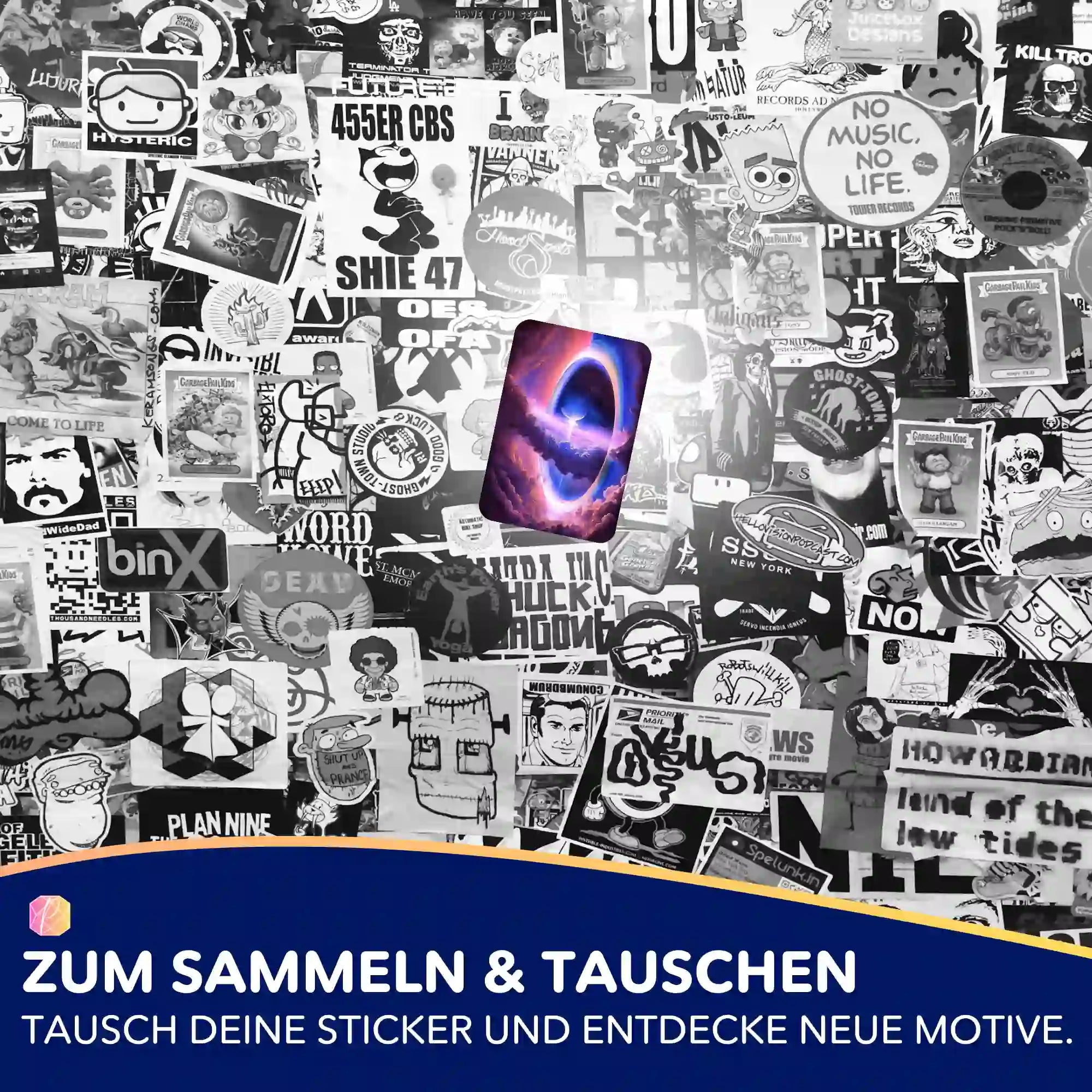Aufkleber 5er-Set - Tor in die andere Welt "Limited Edition"