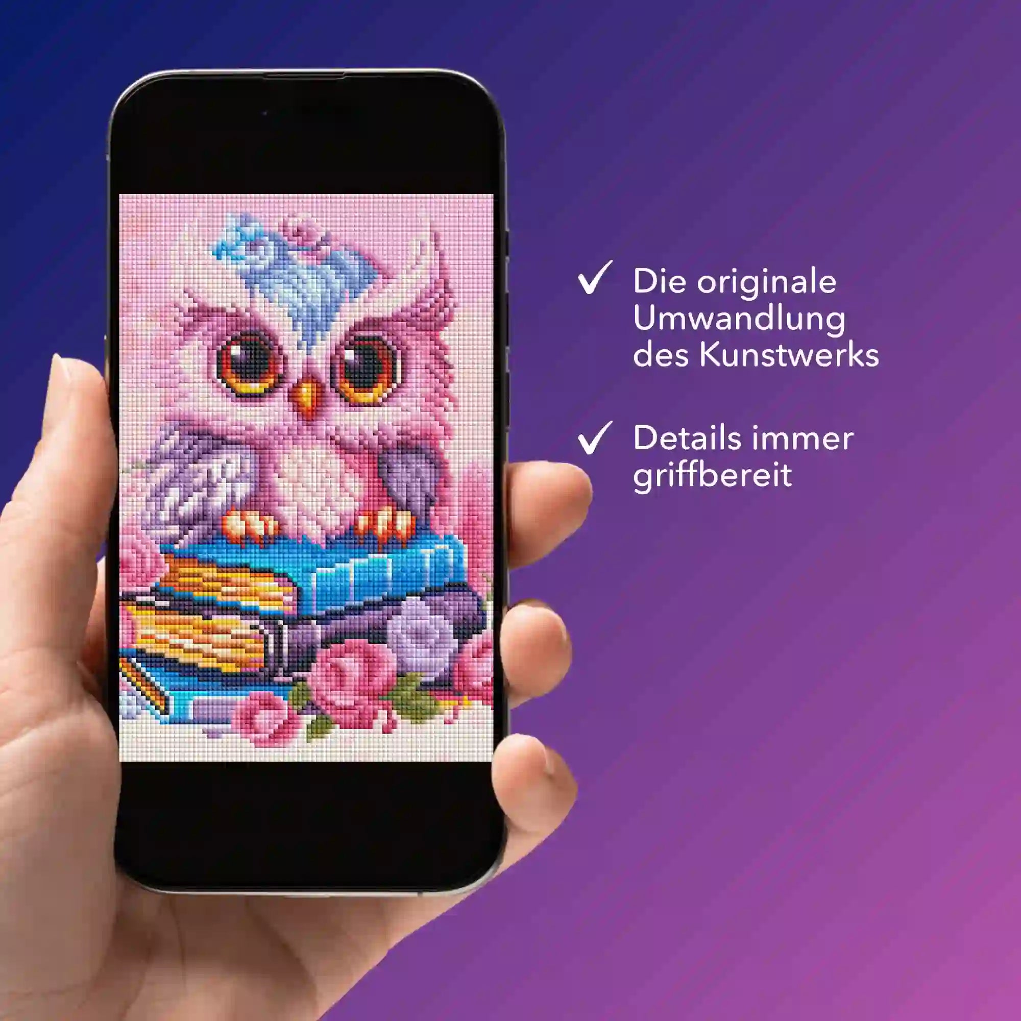 Digitale Bildmappe - Büchereule