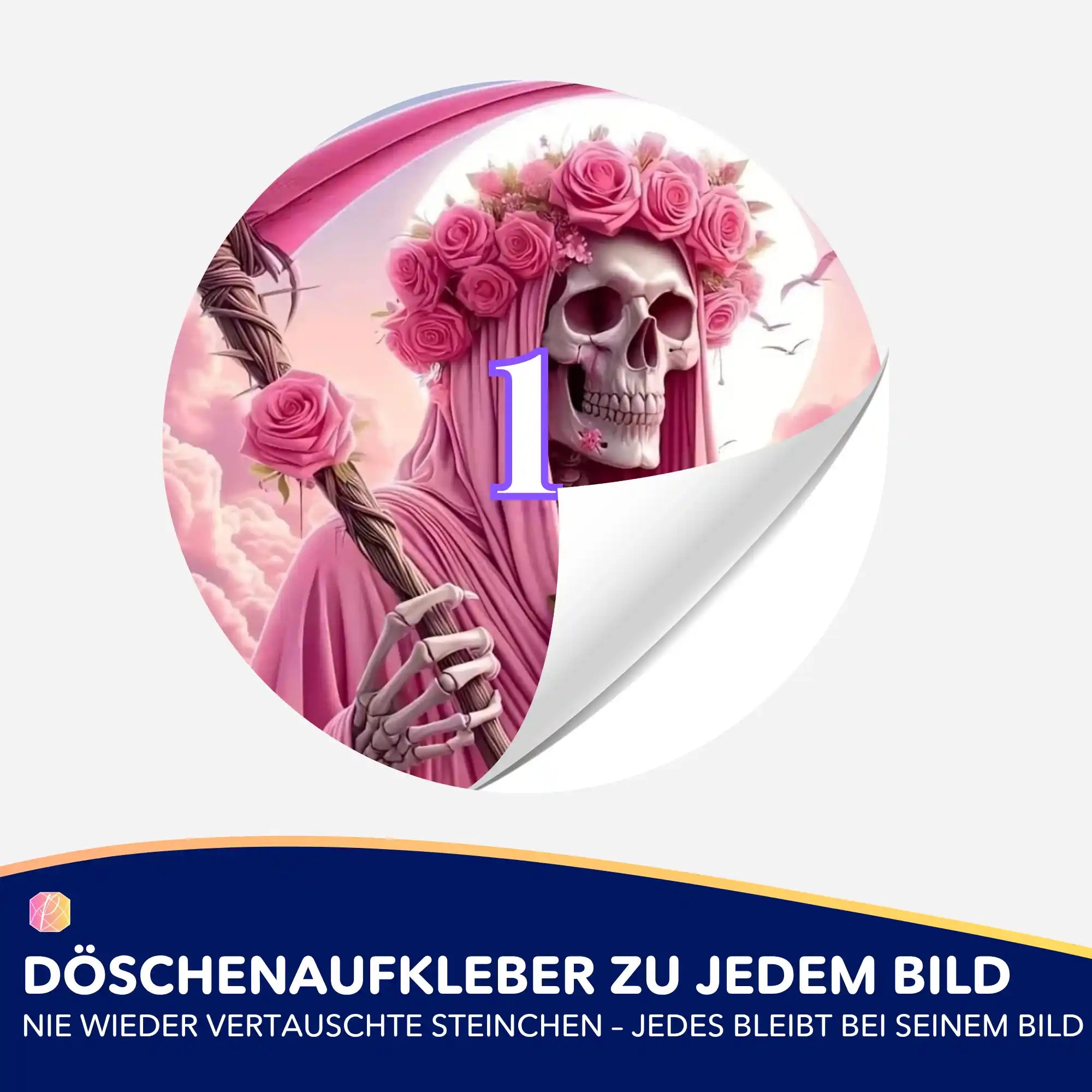 Döschenaufkleber - Rosenträume