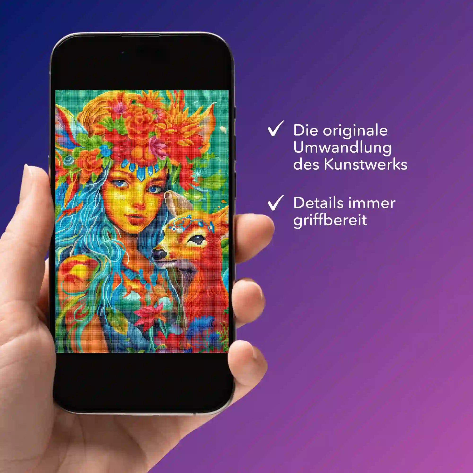 Digitale Bildmappe - Waldmädchen