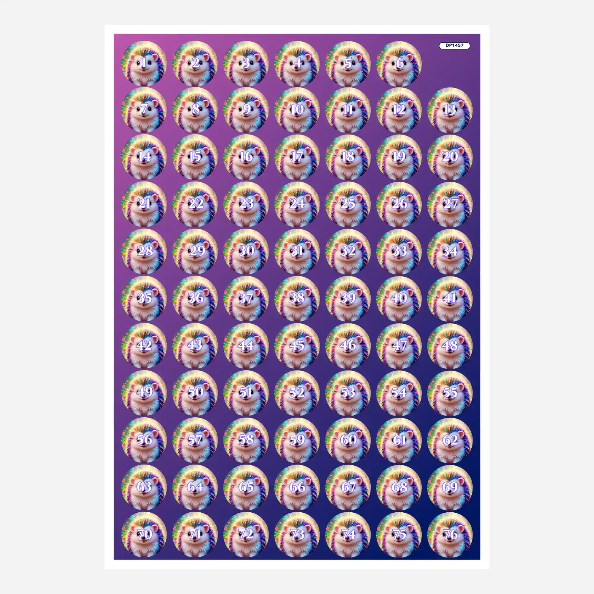 Döschenaufkleber - Fairydust Special - Igel Stups