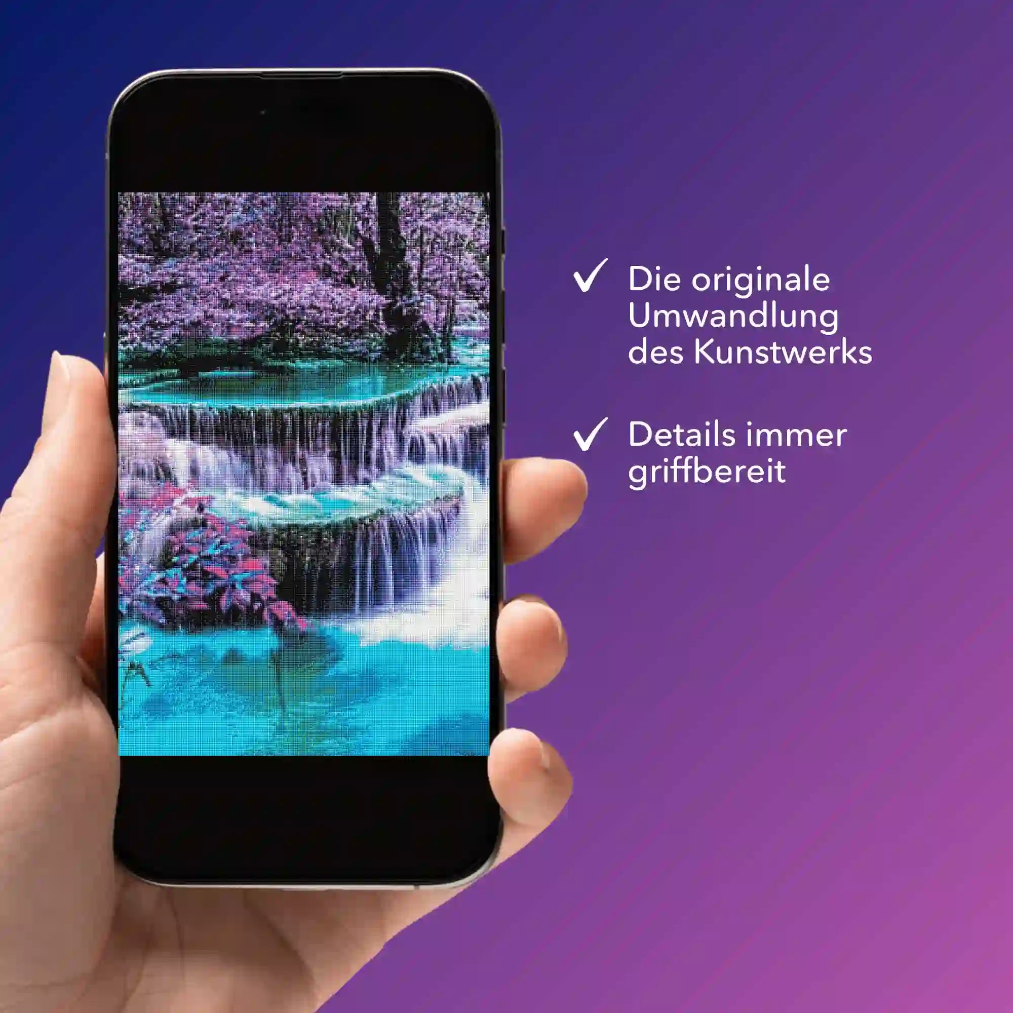 Digitale Bildmappe - Die Ruhe des Wasserfalles