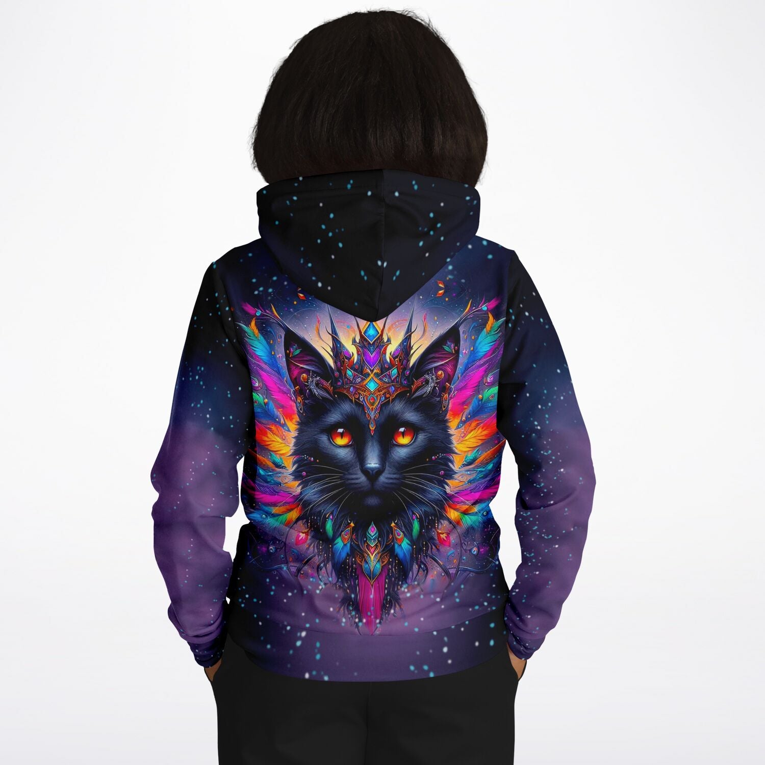 Dreamer Hoodie - Mystic colorsplash Cat