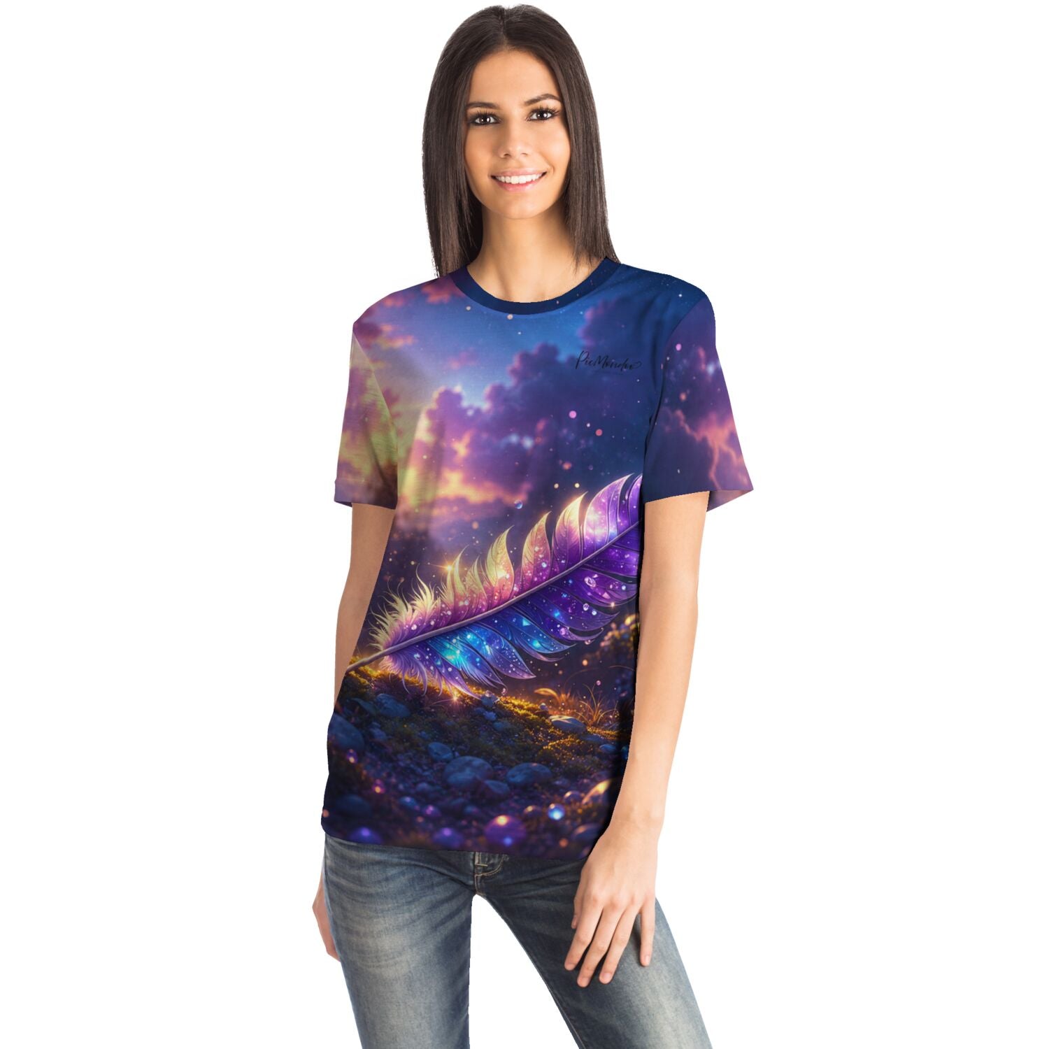 Dreamer T-Shirt - Feder im Sternenlicht