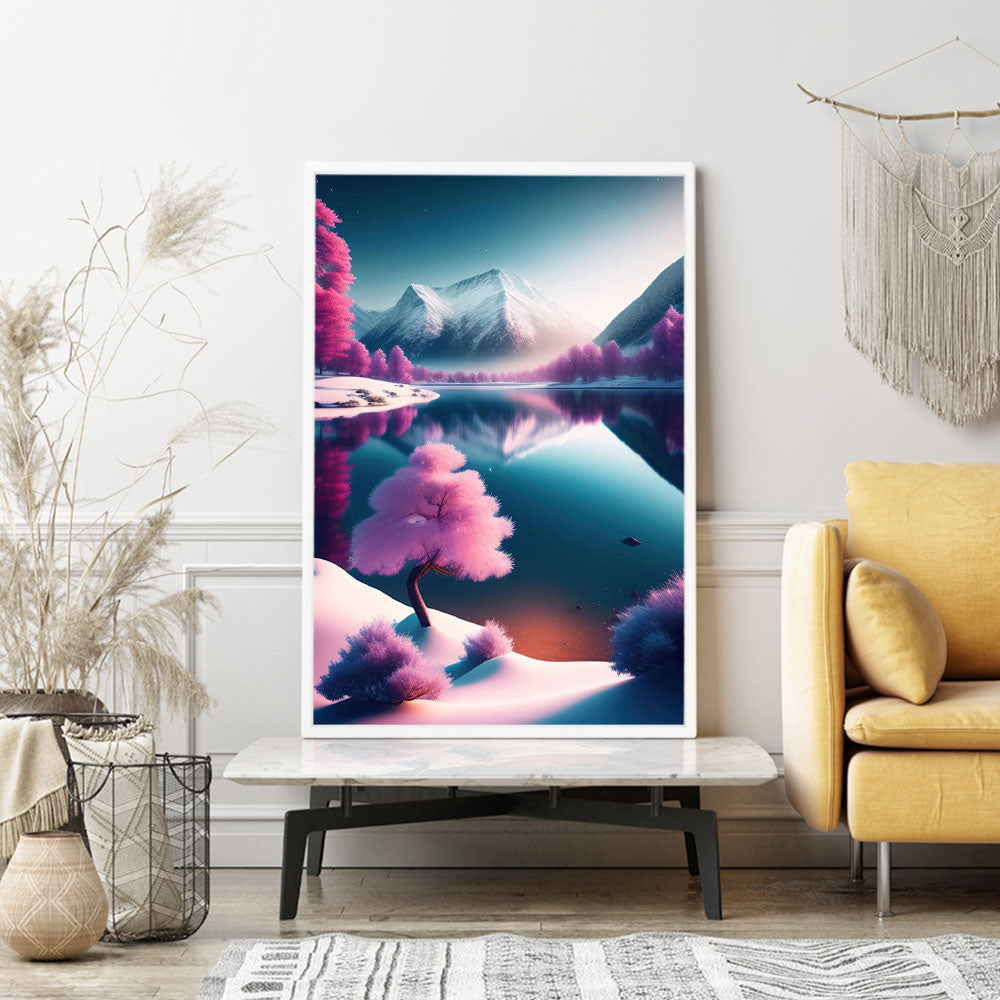 Diamond Painting Wandgestaltung Mountain Magic