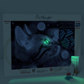 Diamond Painting Special Leinwand Lovely Cat