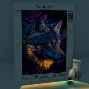 Diamond Painting Special Leinwand Special wolf