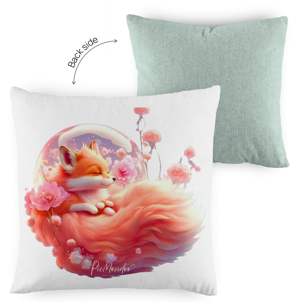 Kopfkissen zweifarbig Apricot foxy