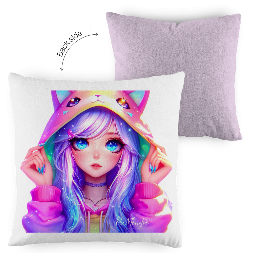 Kopfkissen zweifarbig Colorful Girl
