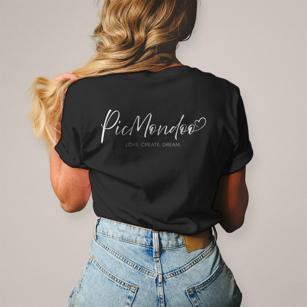 Damen T-Shirt picmondoo logo