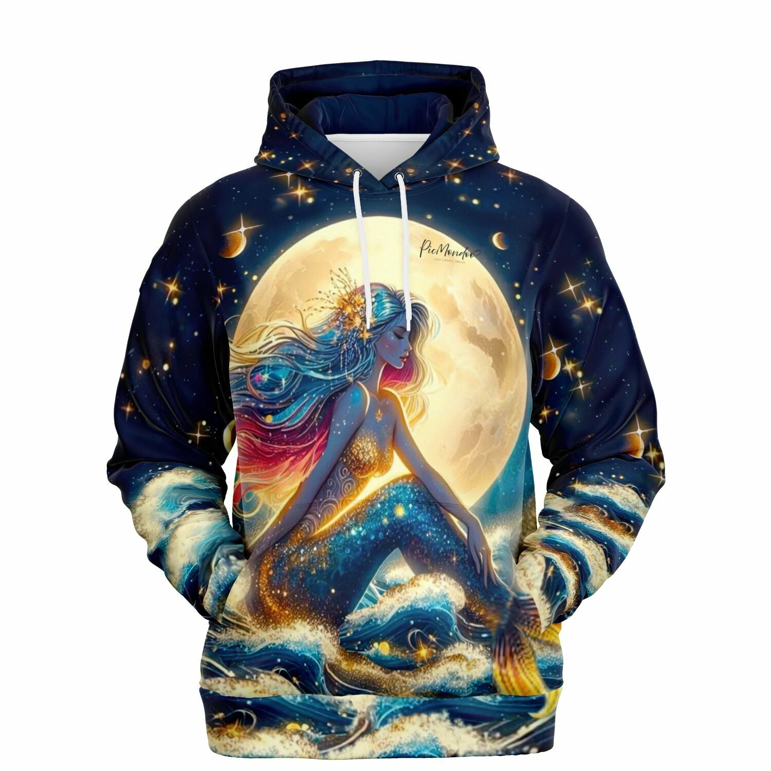 Dreamer Hoodie - Meerjungfrau im Sternenhimmel