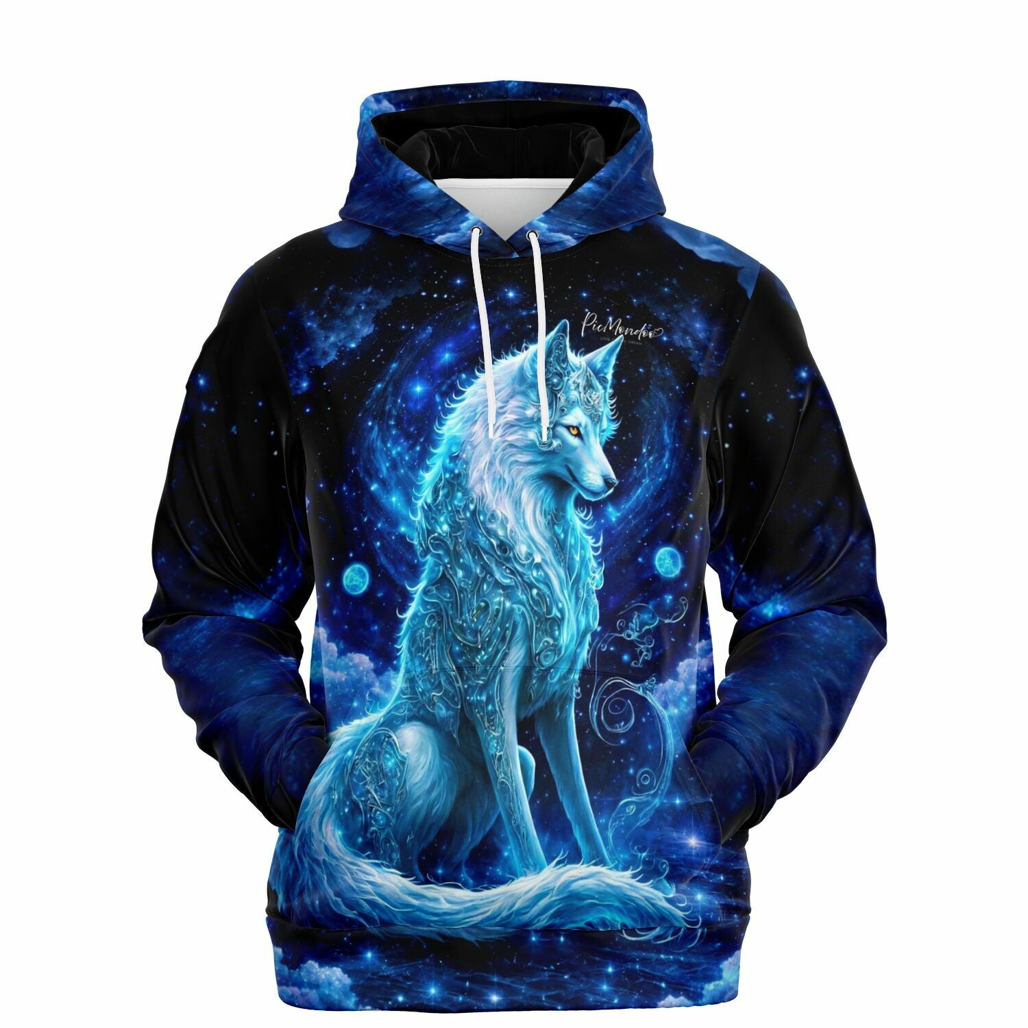 Dreamer Hoodie - Leuchtbild Special - Verzauberter Wolf