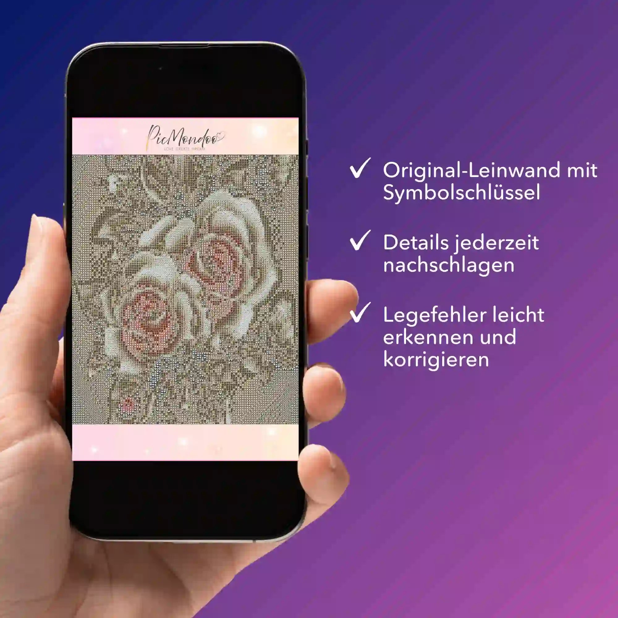 Digitale Bildmappe - Goldene Rosen