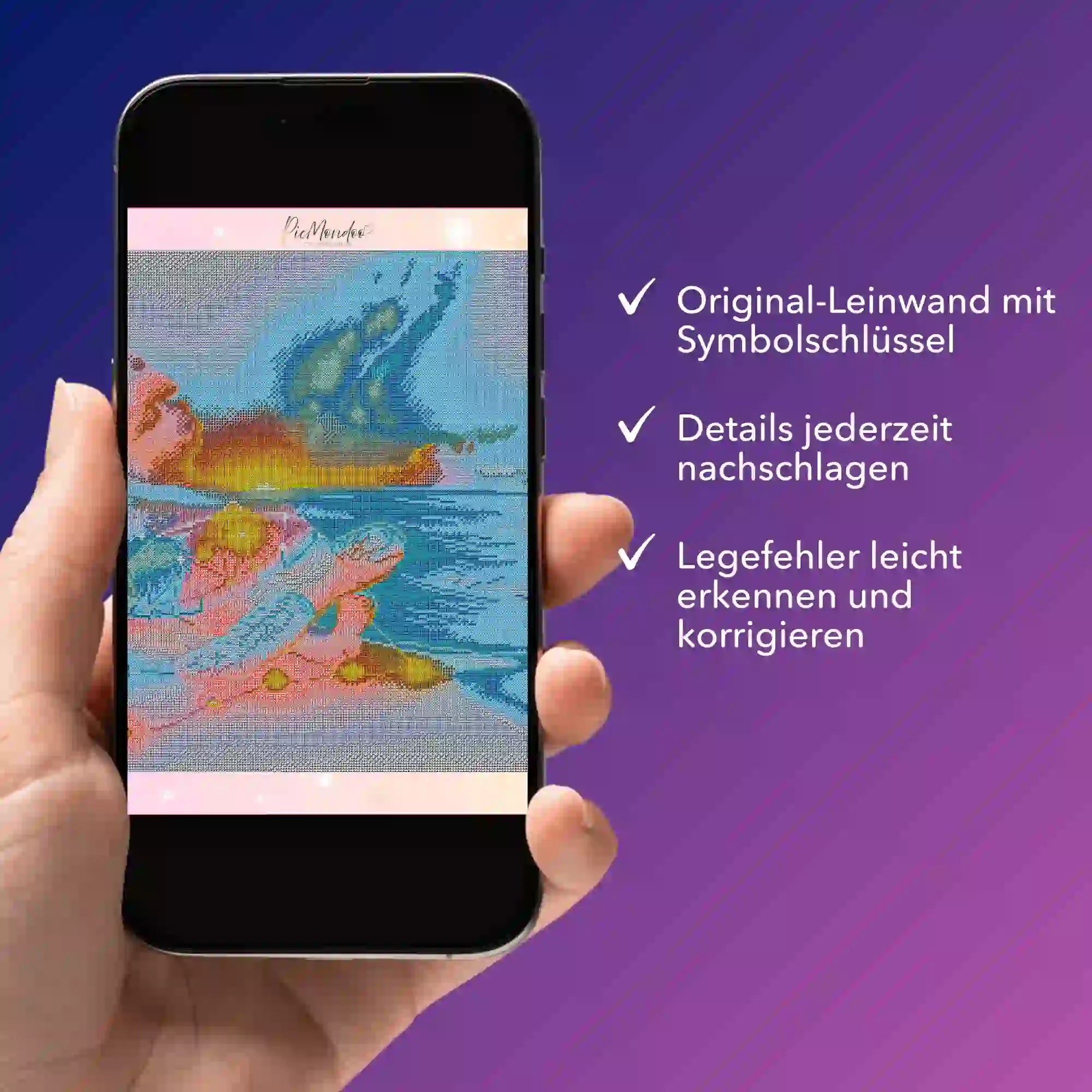 Digitale Bildmappe - Colorful sparkling Turtle