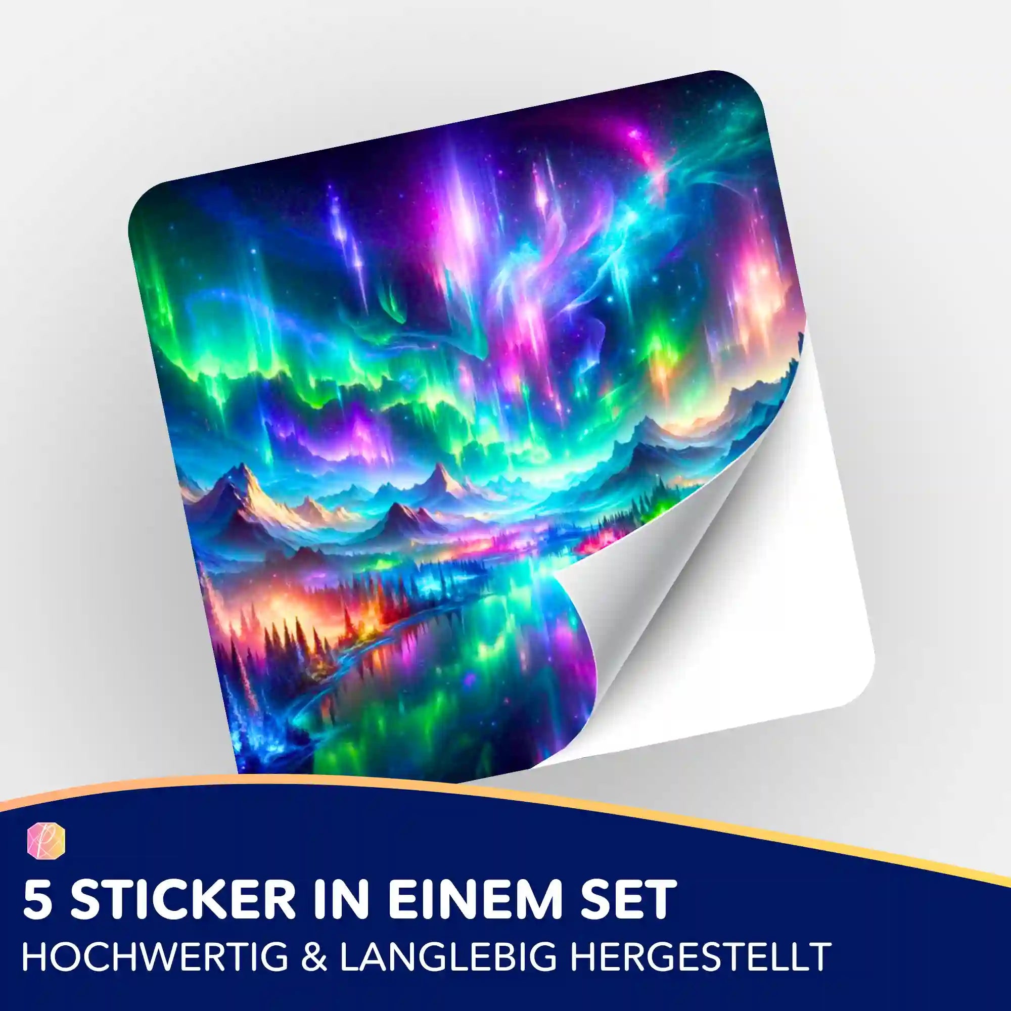 Aufkleber 5er-Set - Tanz der Mondlichter "Limited Edition"