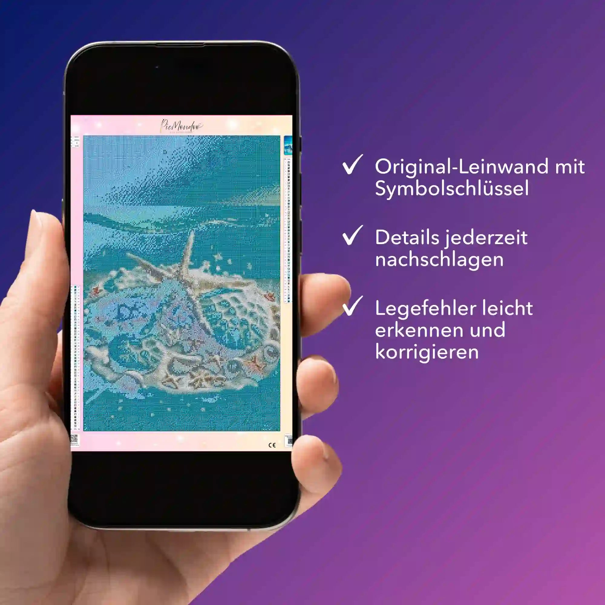 Digitale Bildmappe - Blaue Meeressymphonie