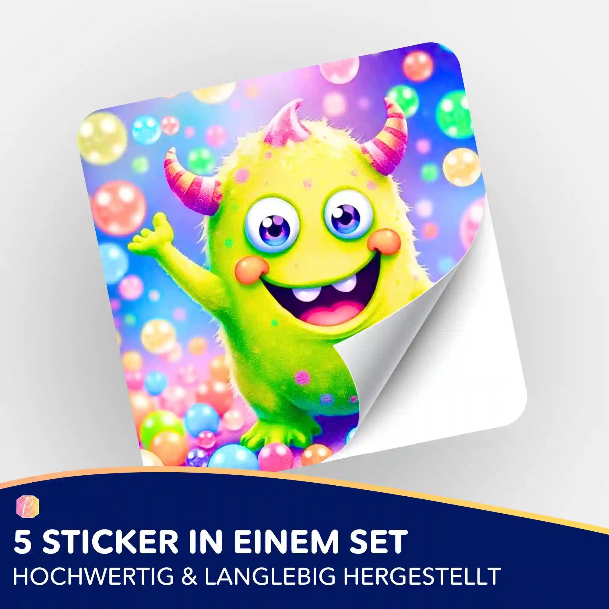Aufkleber 5er-Set - Moni Live Verkauf - Seppel