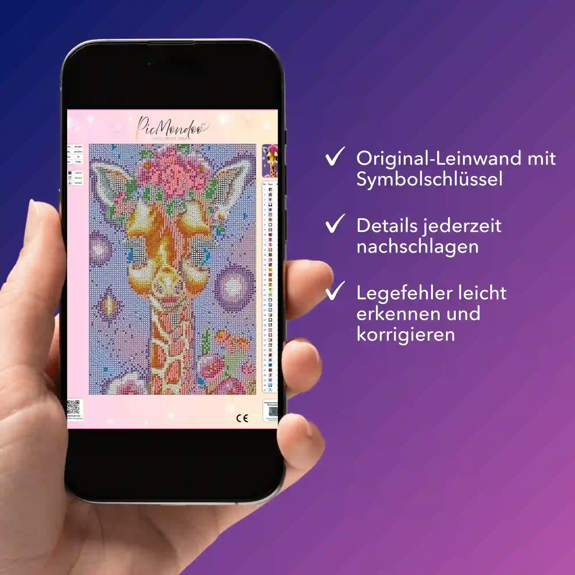 Digitale Bildmappe - Zauberhaftes Giraffenbaby