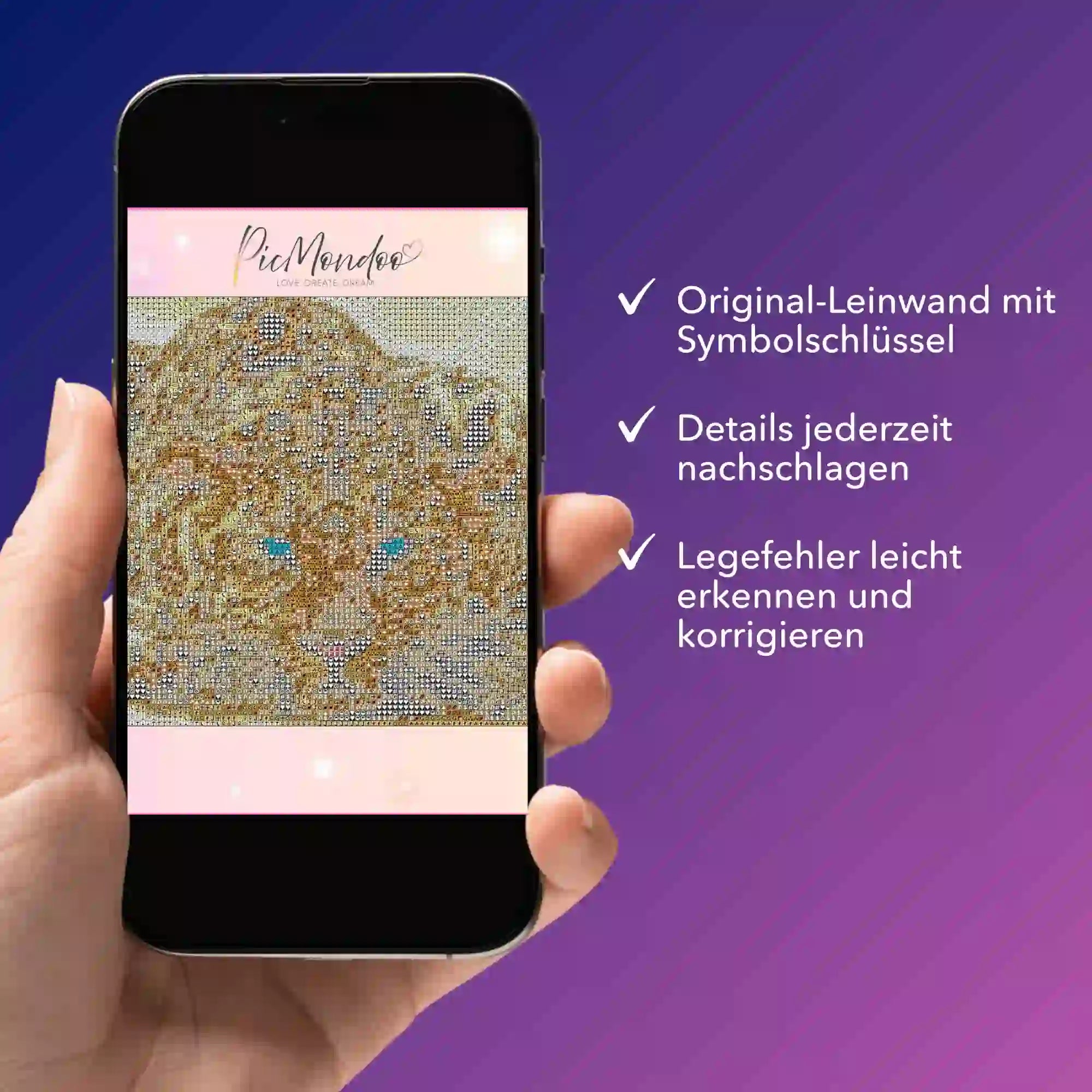 Digitale Bildmappe - Leopard Blue Eyes MINI