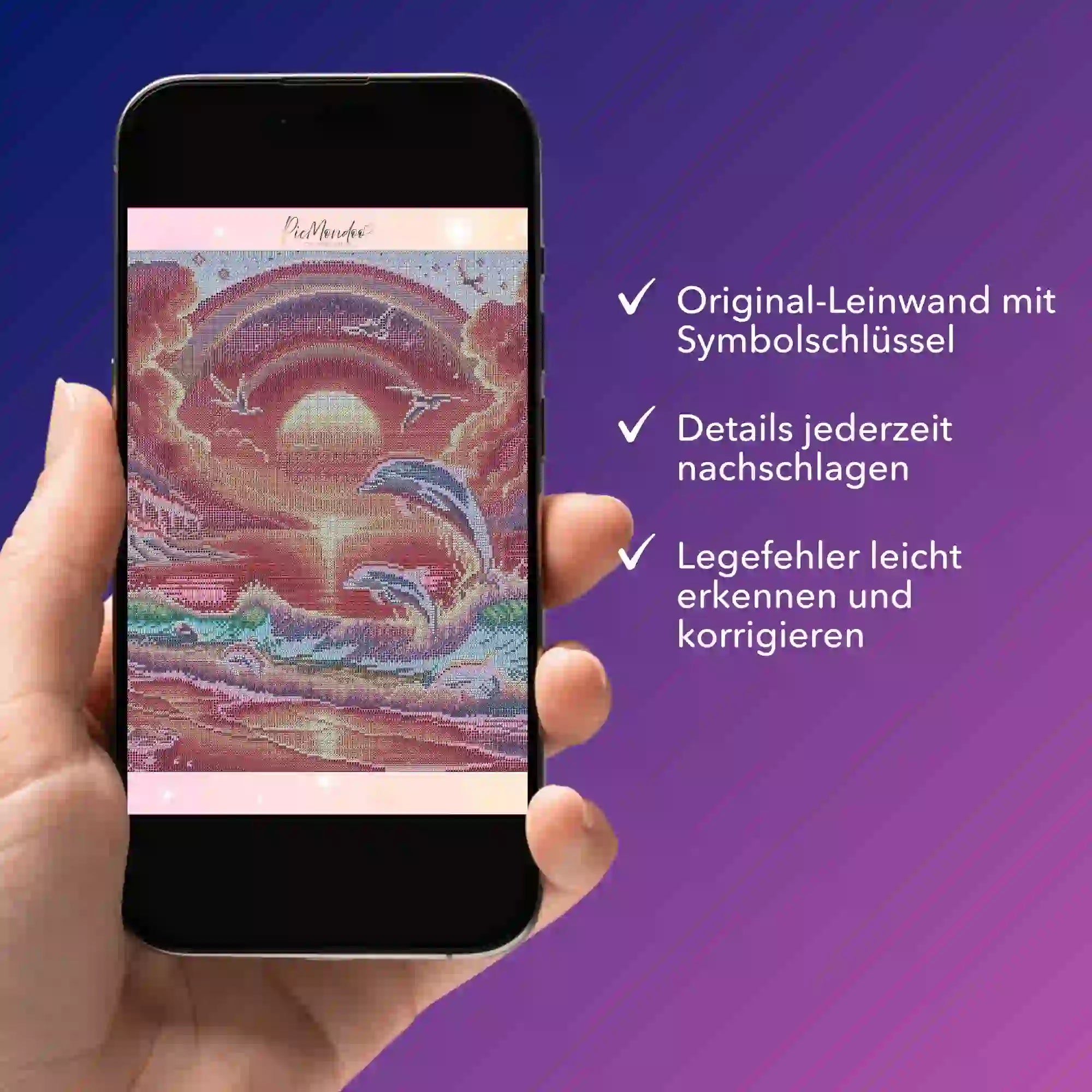 Digitale Bildmappe - Pinkes Meeresrauschen