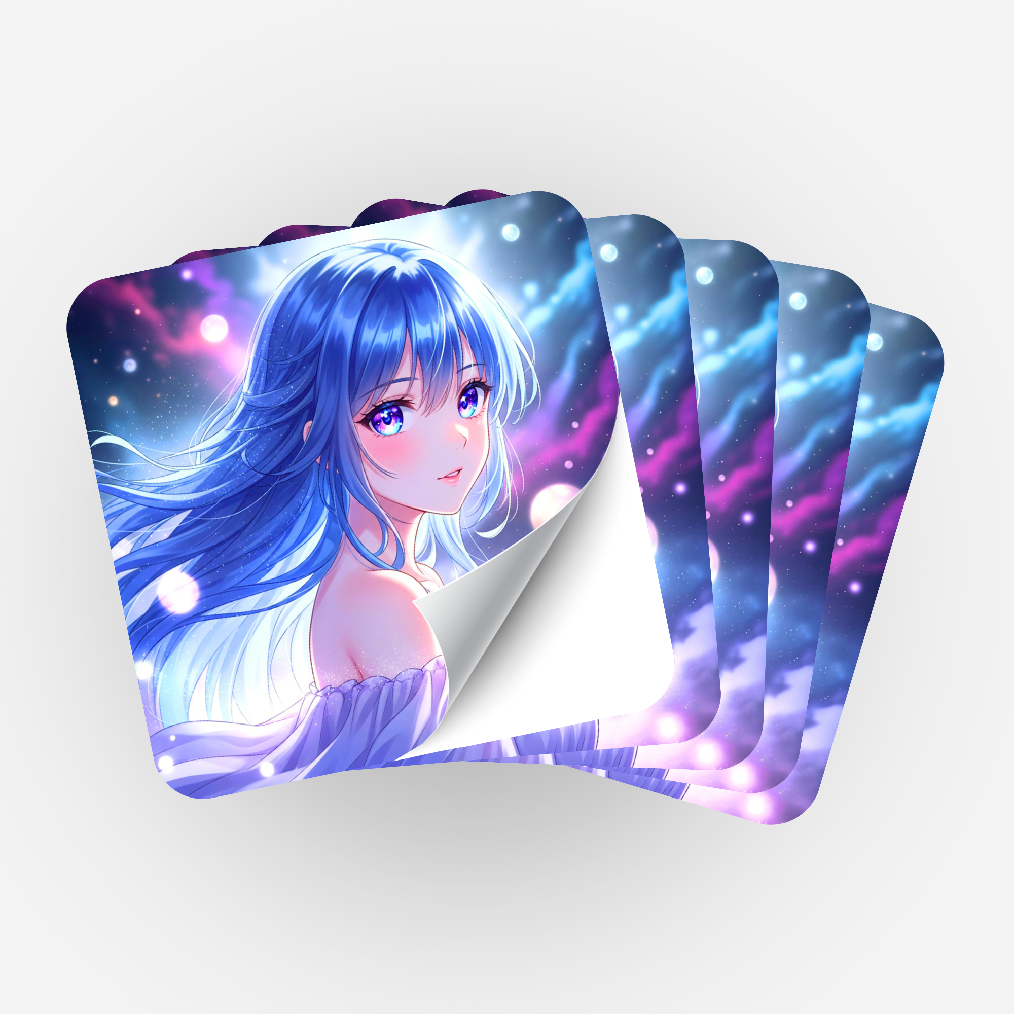 Aufkleber 5er-Set - Diamond Painting 7-Tage Special - Galaxy Girl