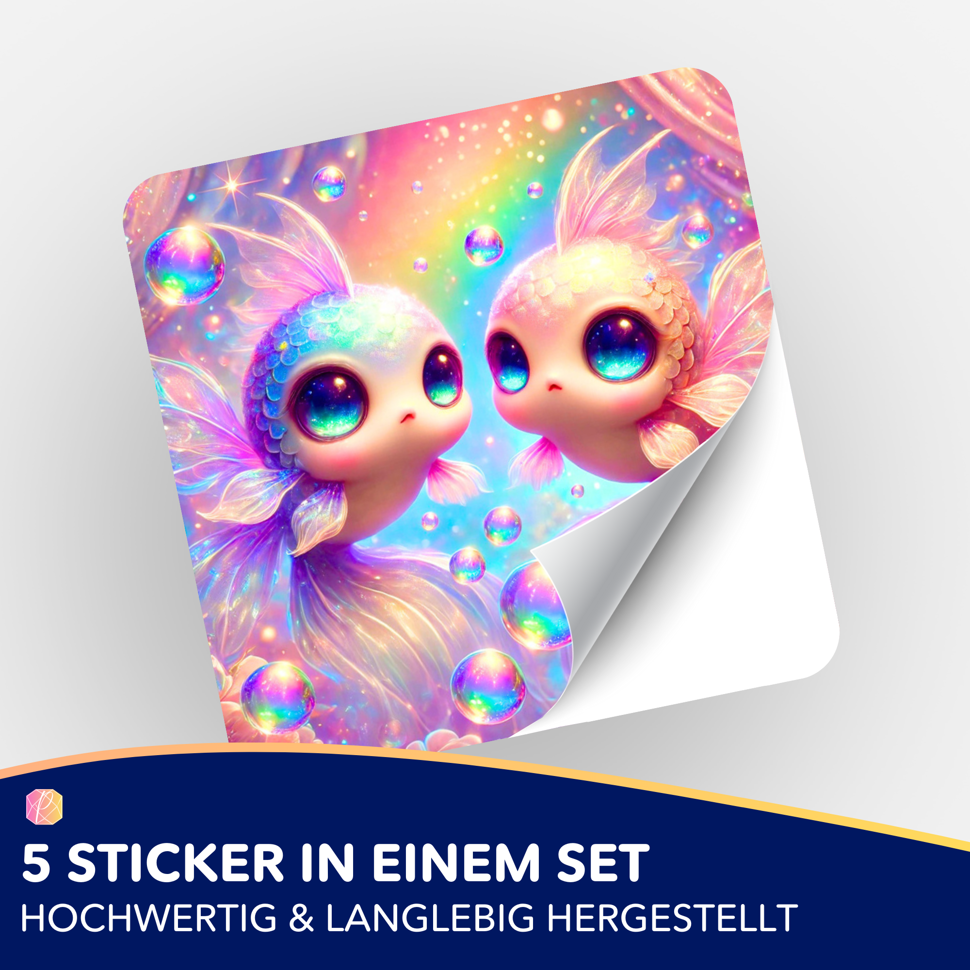 Aufkleber 5er-Set - Fairydust Special - Glitzerwelt