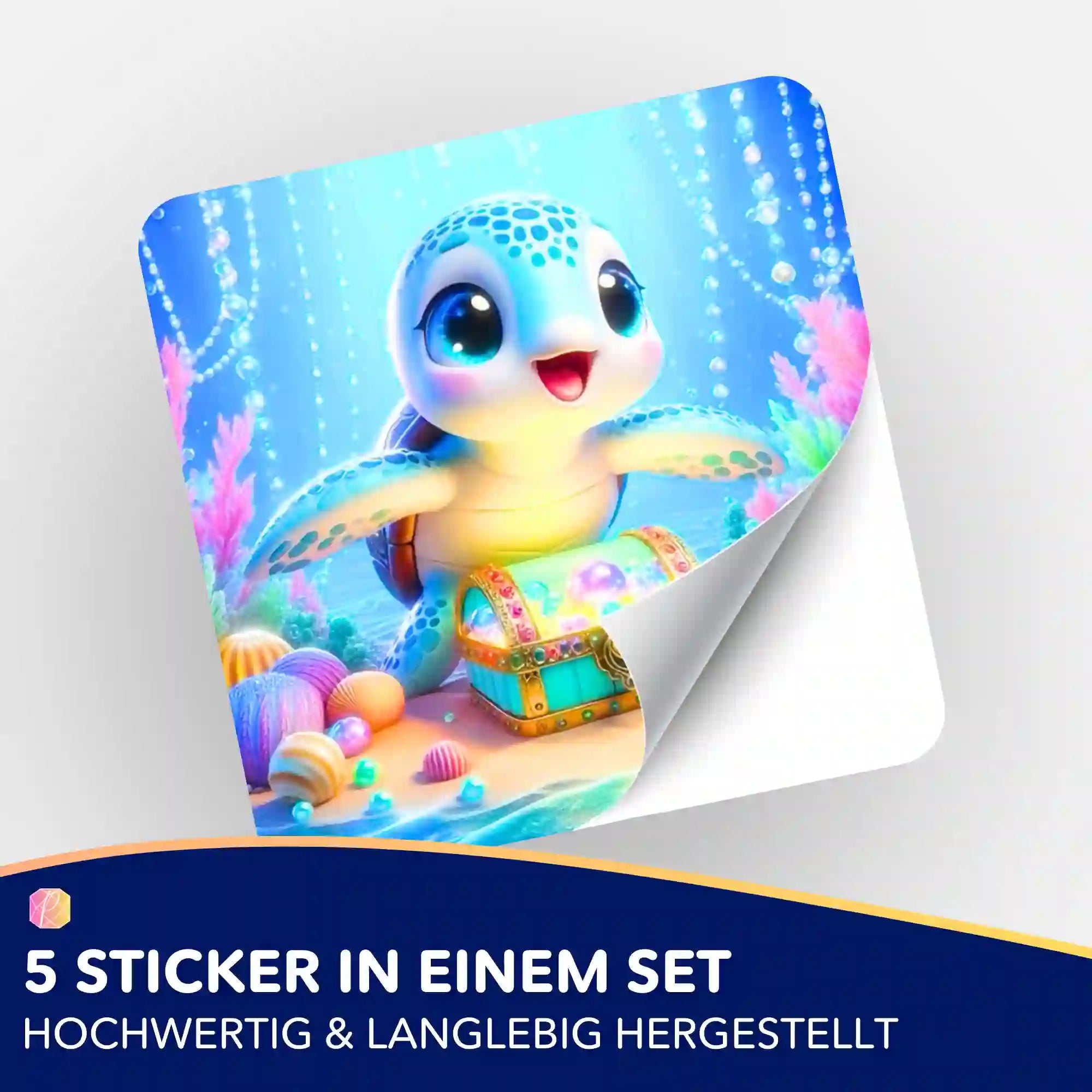 Aufkleber 5er-Set - Kleiner Schatzwächter