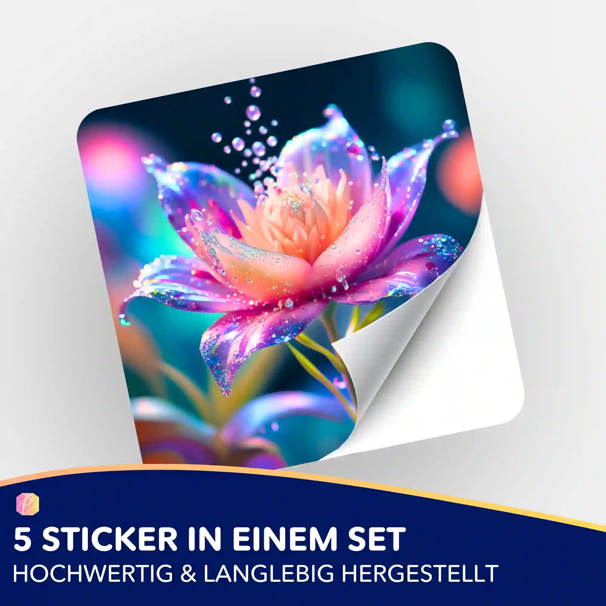 Aufkleber 5er-Set - Sternentau
