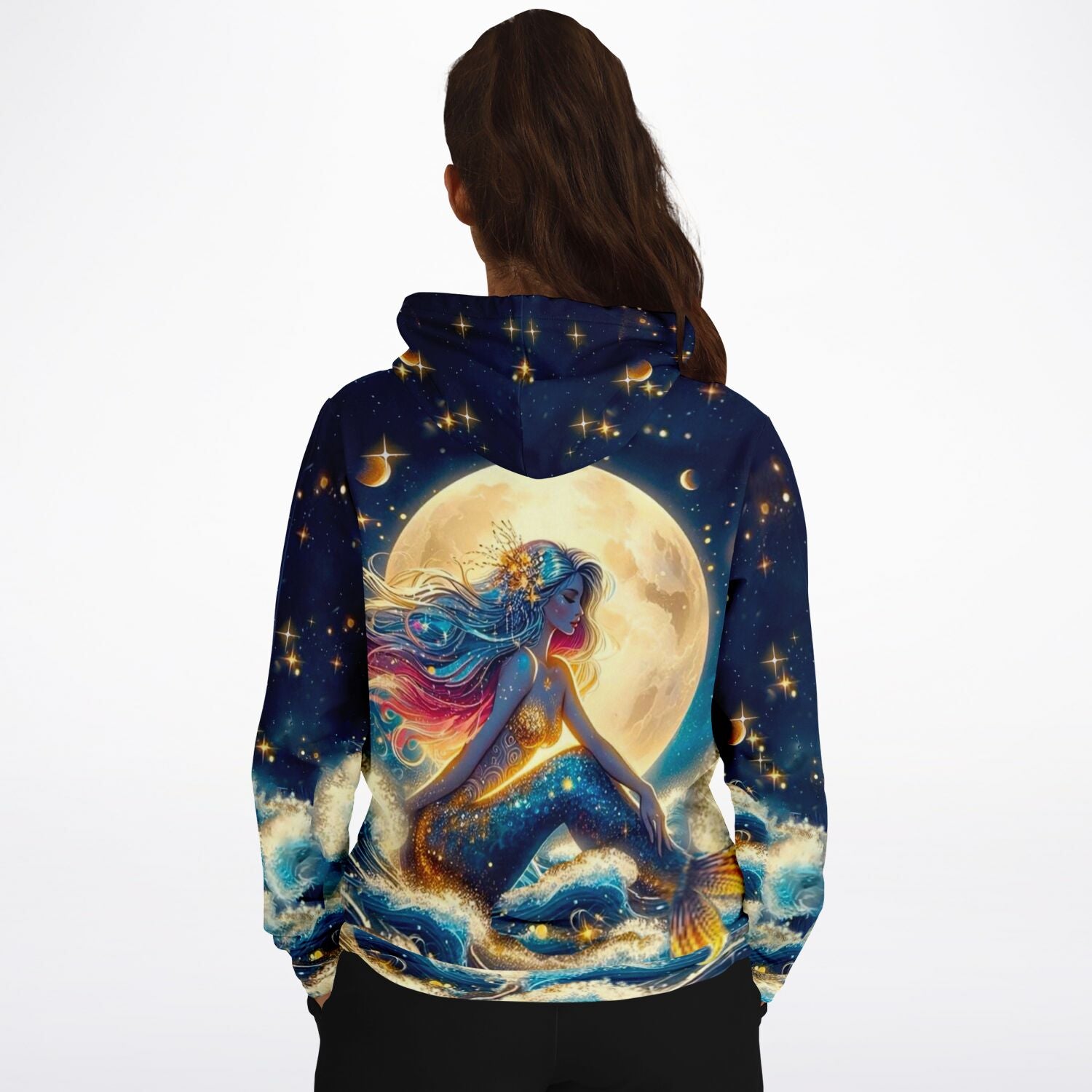 Dreamer Hoodie - Meerjungfrau im Sternenhimmel