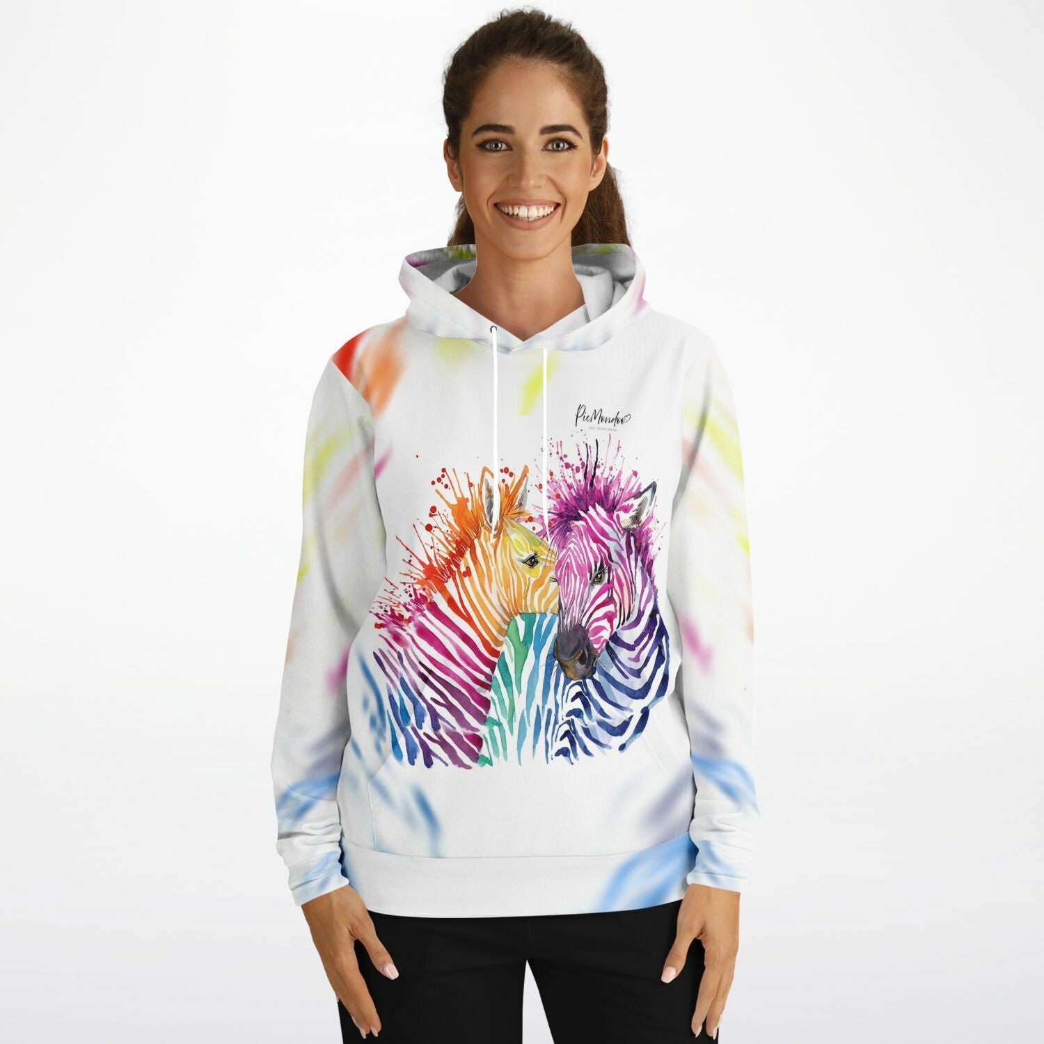 Dreamer Hoodie - Bunte Zebras